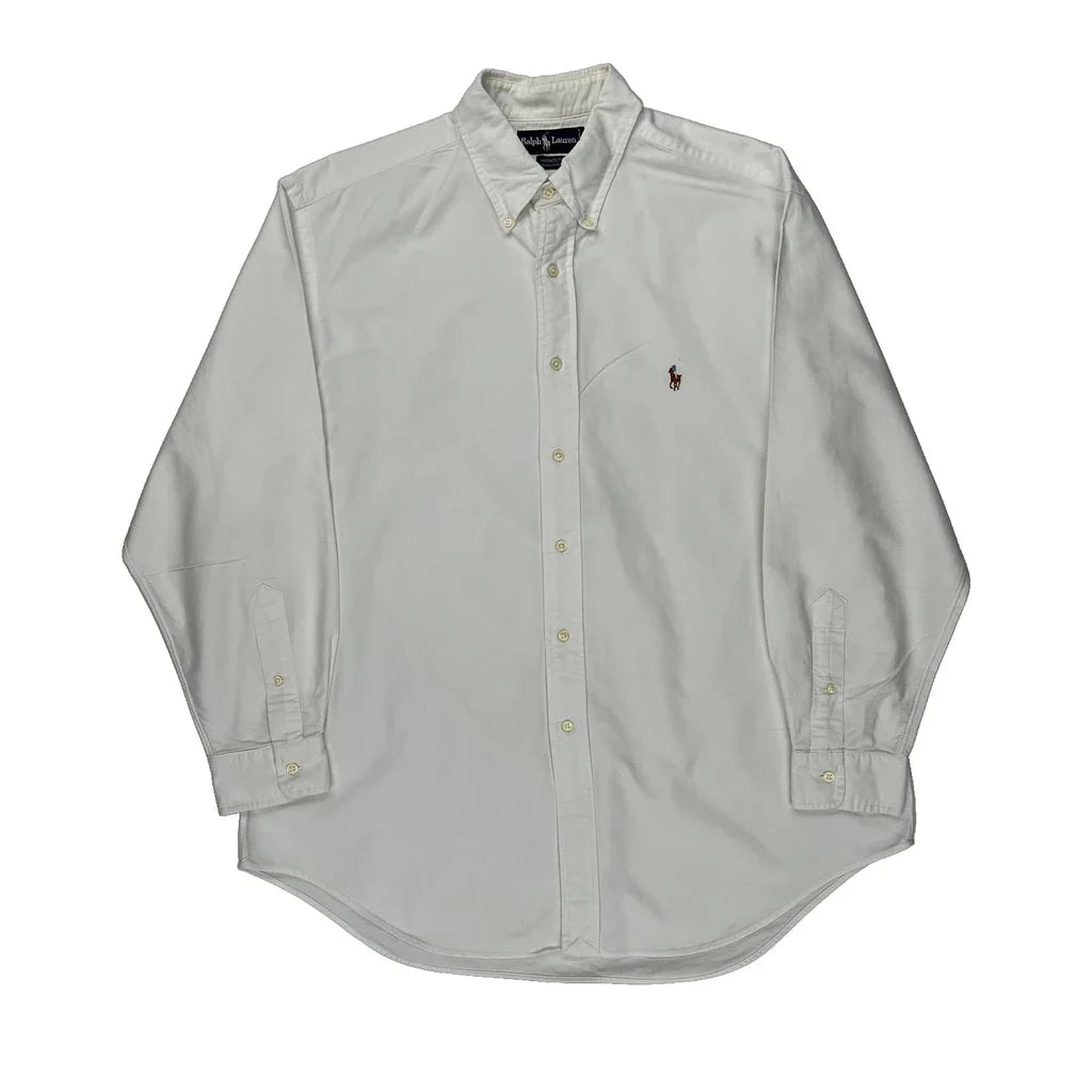 Buy Ralph Lauren Shirt - Large White Cotton Refurbished - $38.85 Ralph Lauren Shirt - Large White Cotton Refurbished - Thrifted (note: this is a term often used to describe second- refurbished available on Cerqular