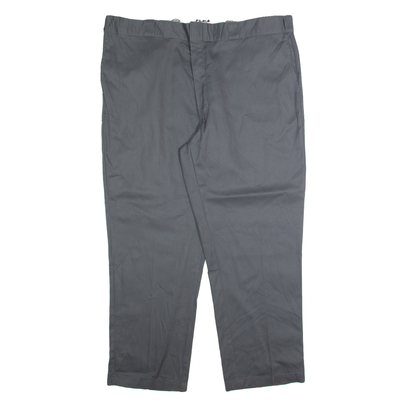 DICKIES Chino Mens Trousers Grey Regular Straight W44 L30 Refurbished - N/A refurbished available on Cerqular