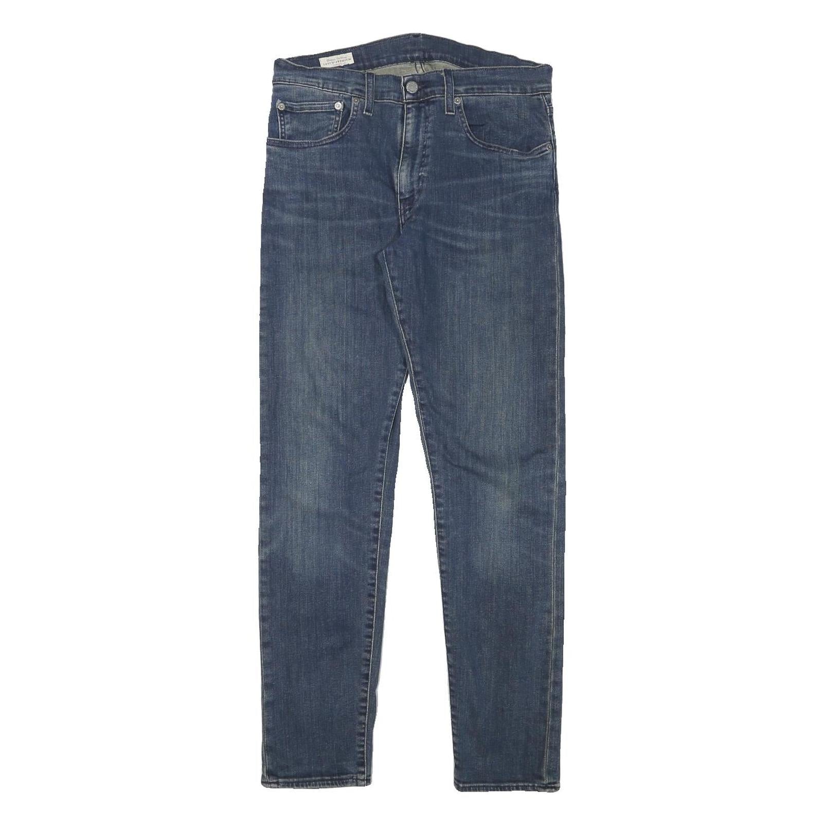 LEVI'S Mens Slim Blue Denim Light Wash Jeans W29 L29 Zip Closure Classic Fit Refurbished - N/A refurbished available on Cerqular