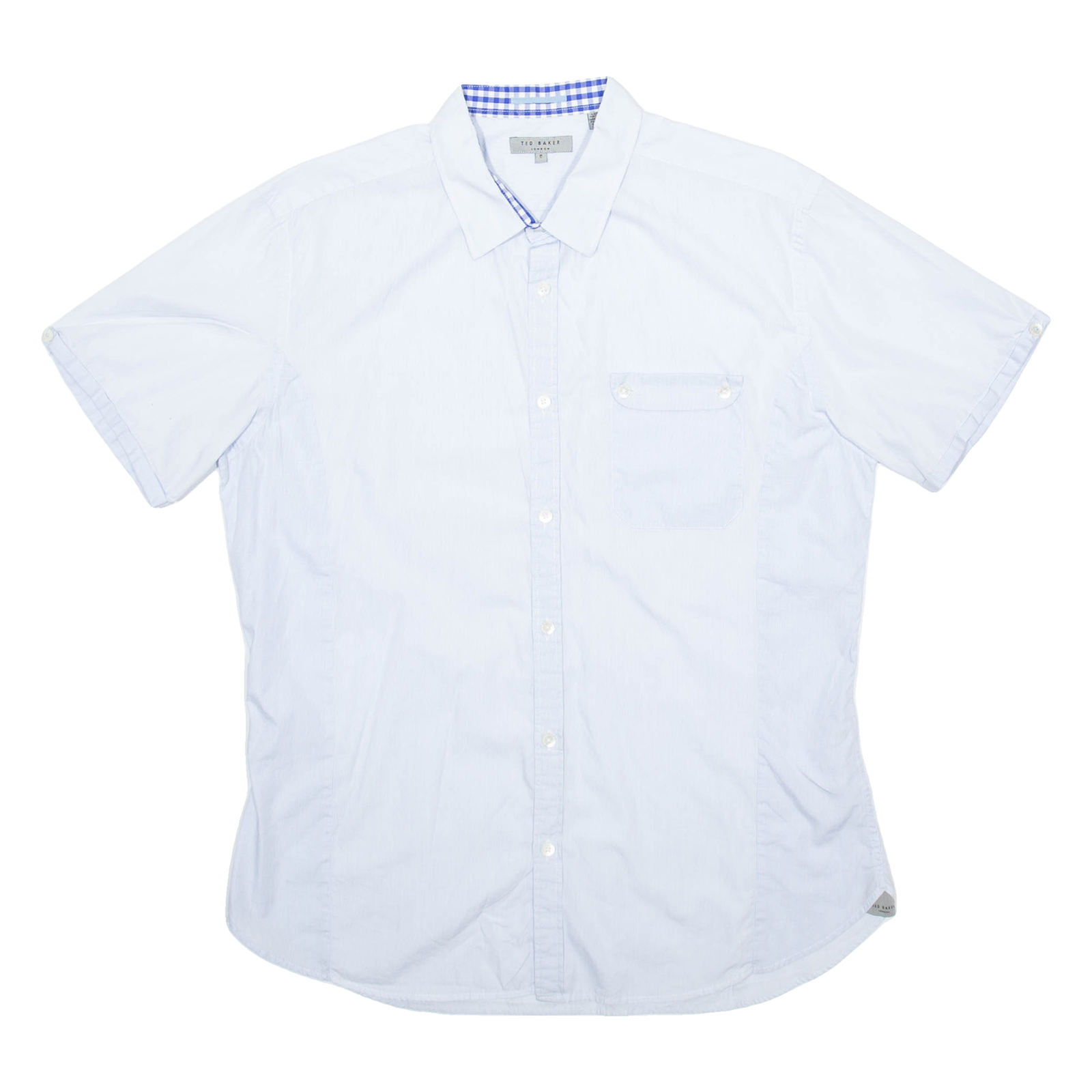 TED BAKER Mens Formal Shirt Blue L Refurbished - N/A refurbished available on Cerqular