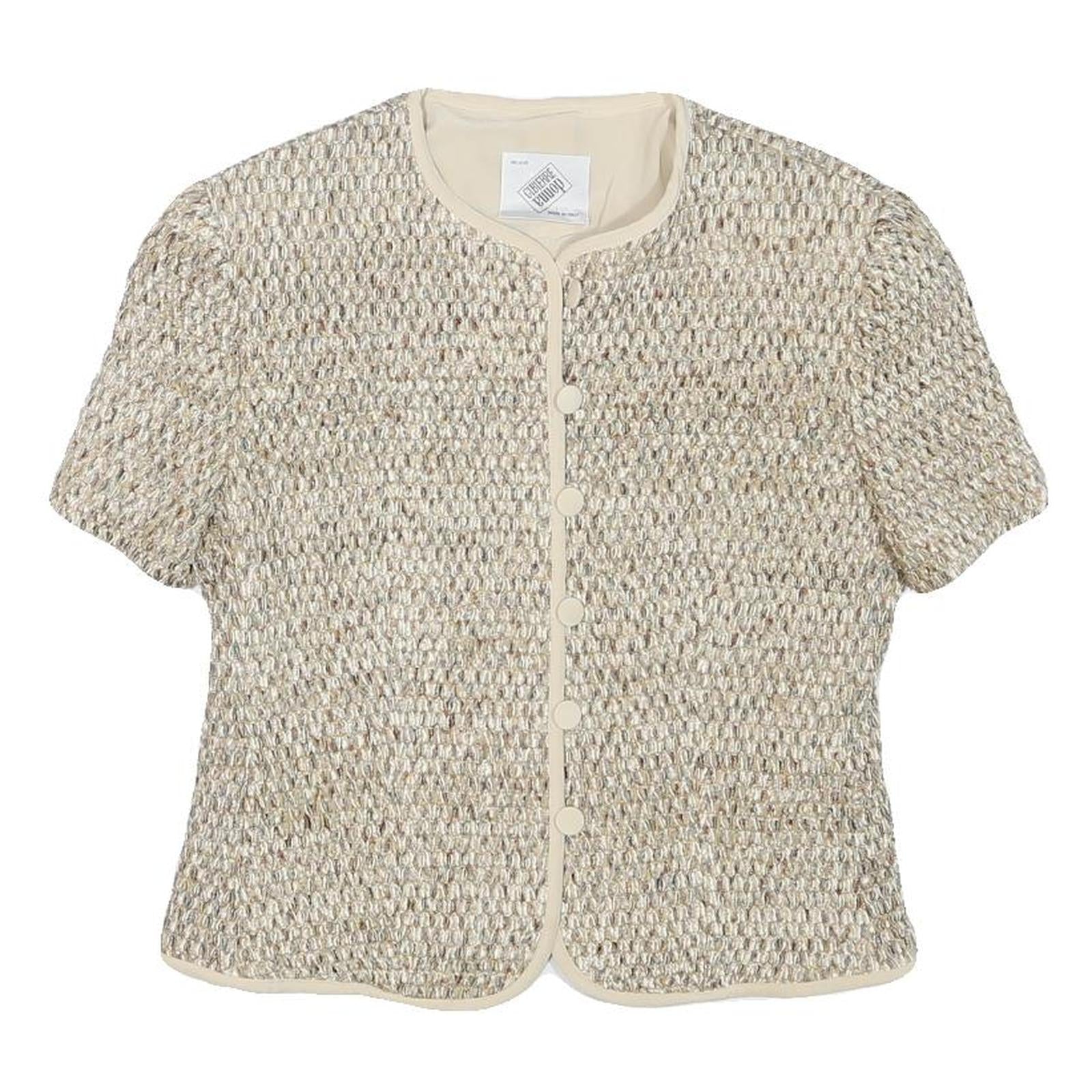 Buy GIBIERRE DONNA Womens Cream Smart Button Jacket XXS Polyester Blend Woven Refurbished - $48.09 GIBIERRE DONNA Womens Cream Smart Button Jacket XXS Polyester Blend Woven Refurbished - N/A refurbished available on Cerqular