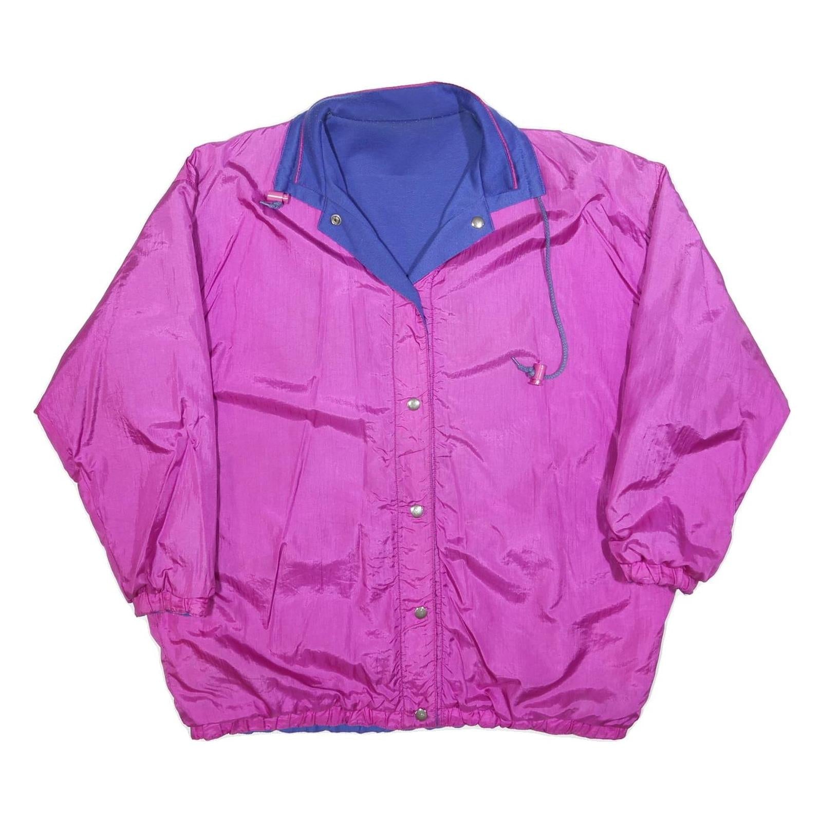 Buy Womens Pink & Blue Plain Button Jacket L Polyester Blend Relaxed Fit Lightweight Refurbished - $32.49 Womens Pink & Blue Plain Button Jacket L Polyester Blend Relaxed Fit Lightweight Refurbished - N/A refurbished available on Cerqular