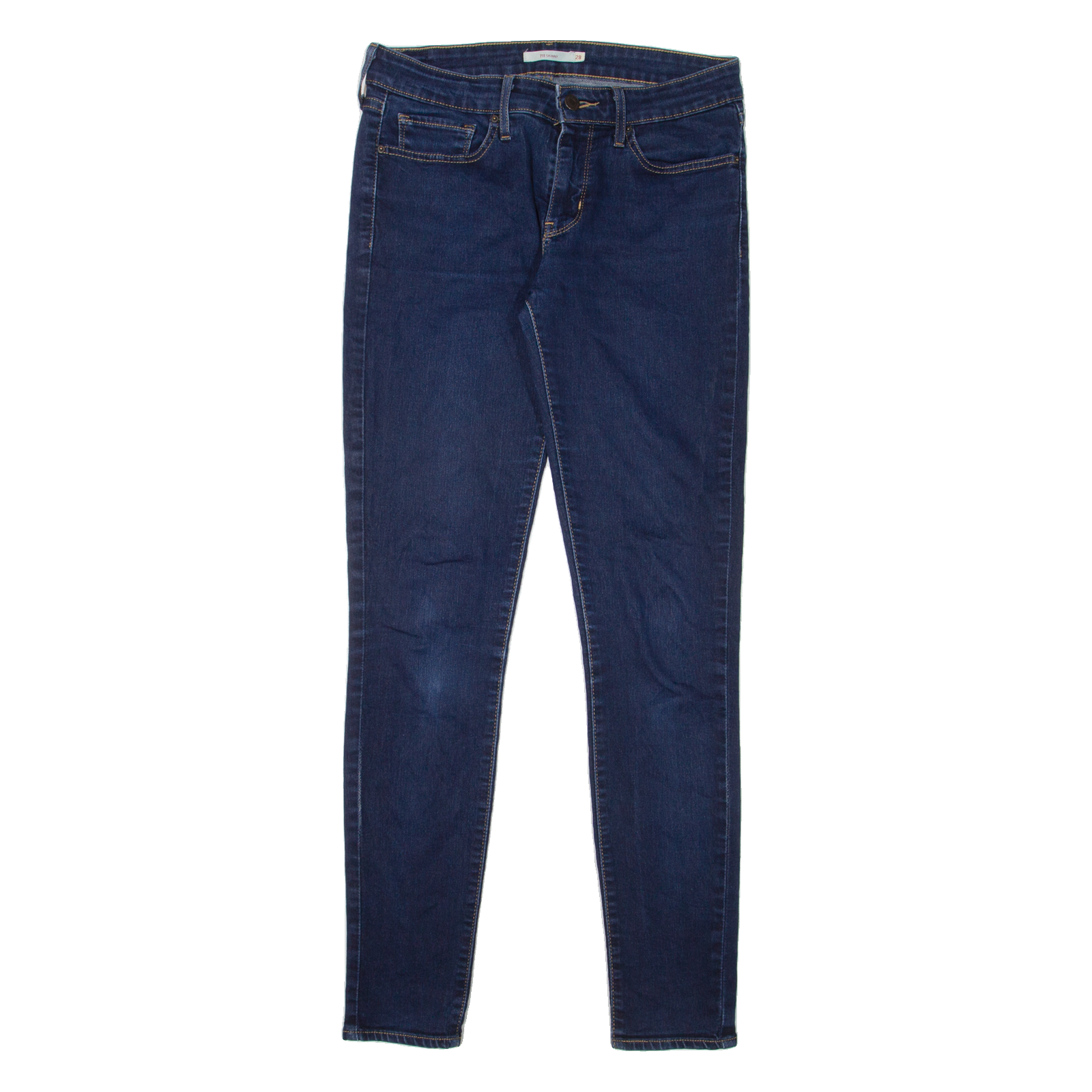 LEVI'S 711 Womens Jeans Blue Slim Skinny W28 L32 Refurbished - N/A refurbished available on Cerqular