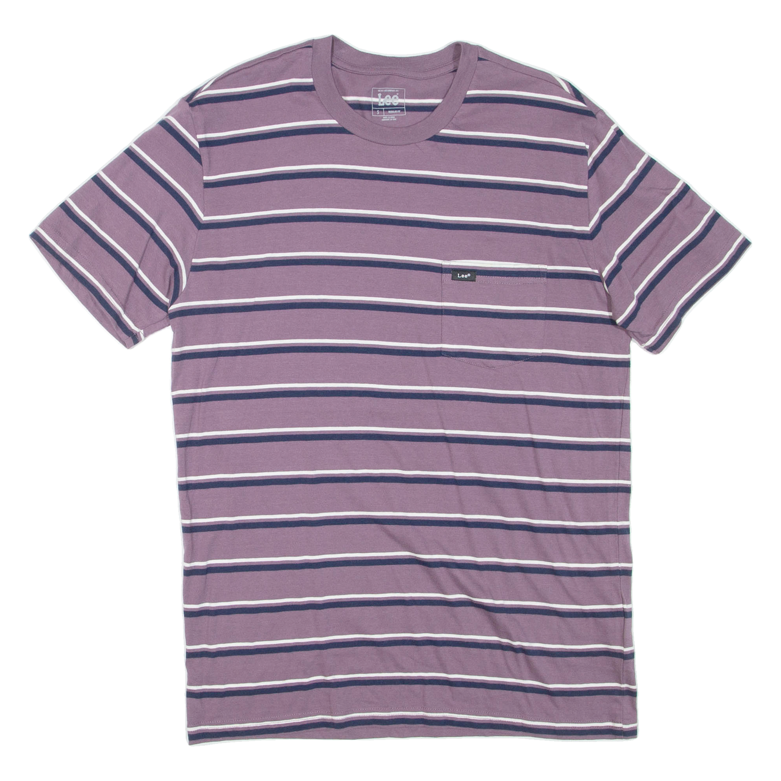 Buy LEE Striped Mens T-Shirt Purple S Refurbished - $15.59 LEE Striped Mens T-Shirt Purple S Refurbished - N/A refurbished available on Cerqular