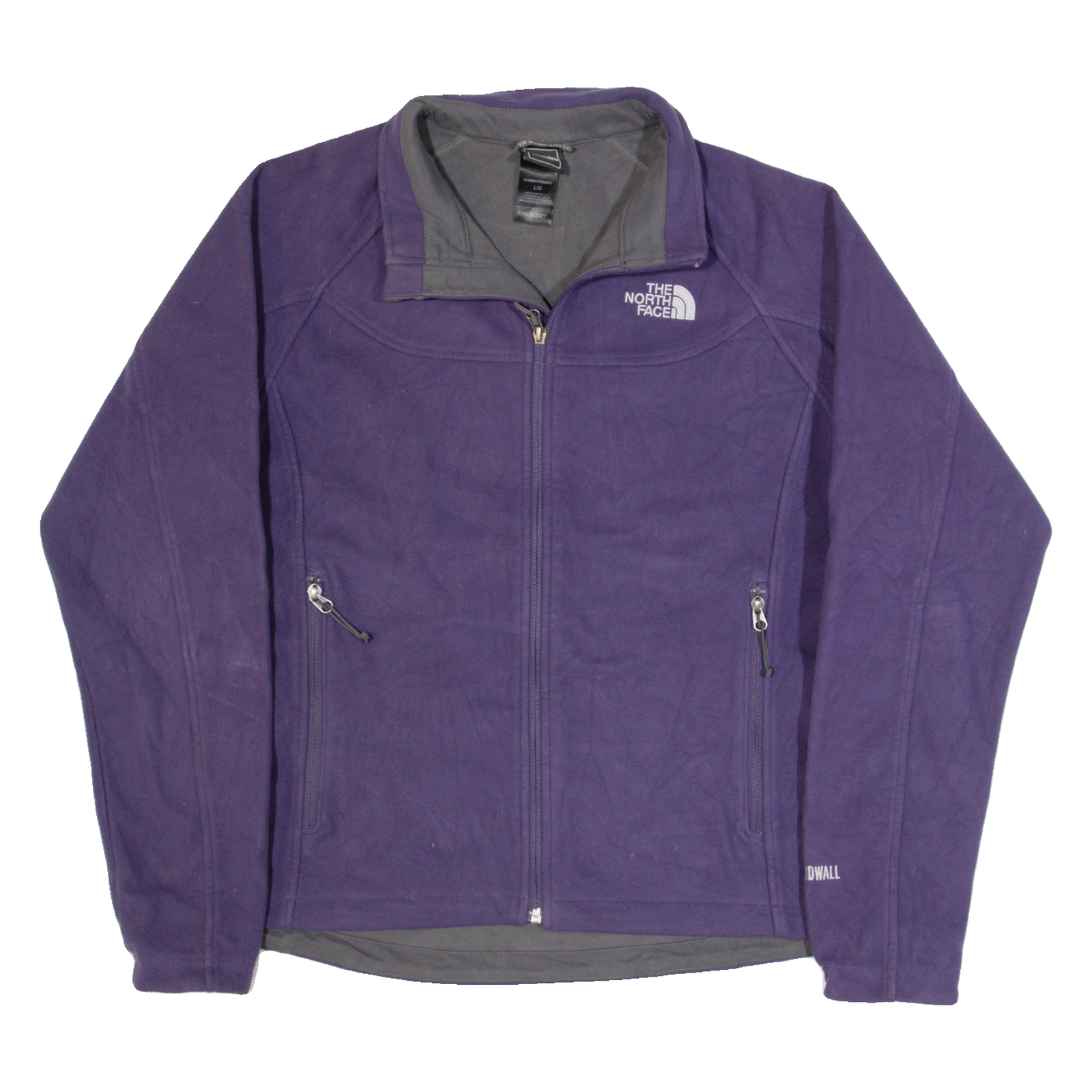 THE NORTH FACE Windstopper Womens Fleece Jacket Purple L Refurbished - N/A refurbished available on Cerqular