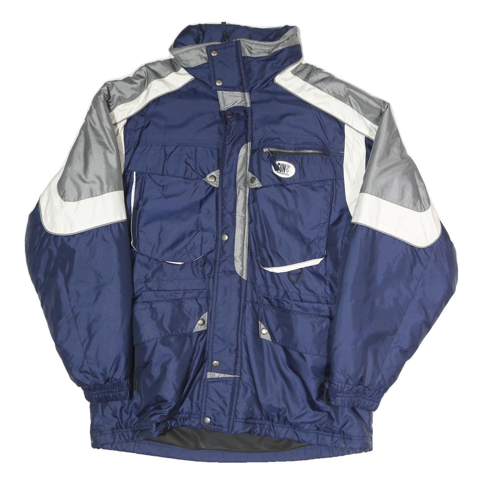 Buy SUN SET Mens Blue & Grey Colourblock Outdoor Jacket XL Polyester Blend Zip Refurbished - $42.89 SUN SET Mens Blue & Grey Colourblock Outdoor Jacket XL Polyester Blend Zip Refurbished - N/A refurbished available on Cerqular