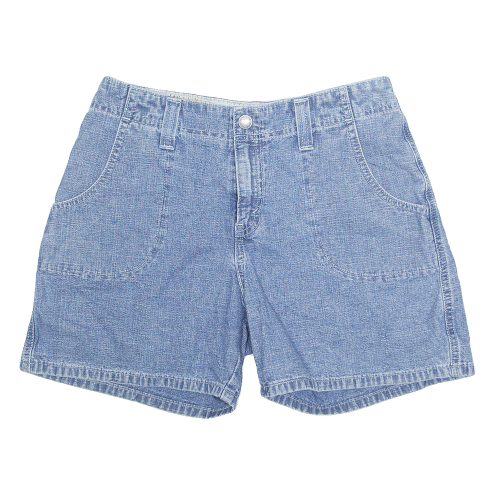 LEVI'S Womens Denim Shorts Blue S W26 Refurbished - N/A refurbished available on Cerqular