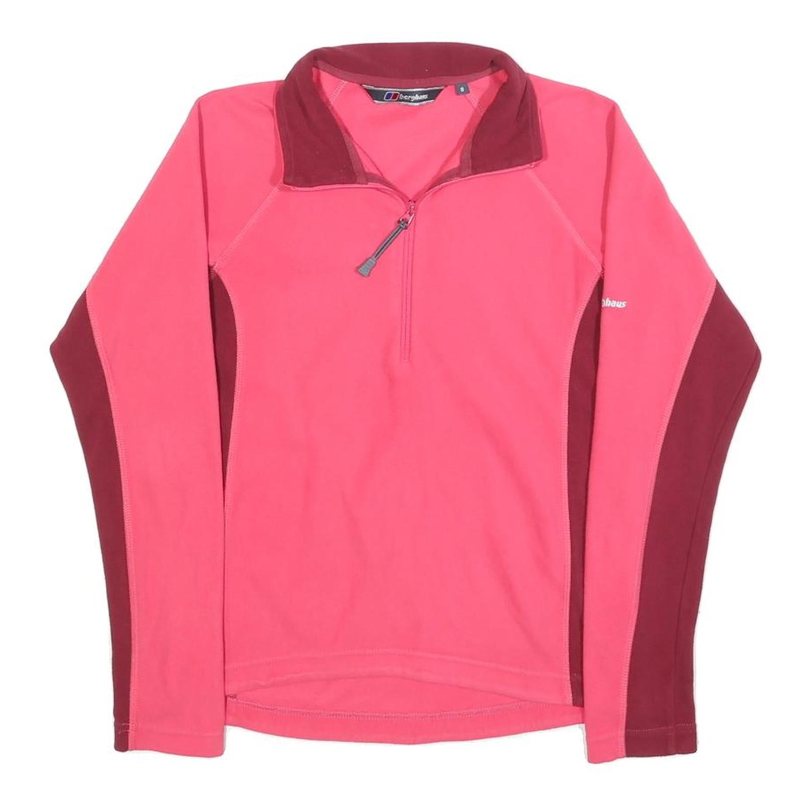 Buy BERGHAUS Womens Pink & Burgundy Plain Pullover Jumper 1/4 Zip Polyester UK 8 Refurbished - $45.49 BERGHAUS Womens Pink & Burgundy Plain Pullover Jumper 1/4 Zip Polyester UK 8 Refurbished - N/A refurbished available on Cerqular