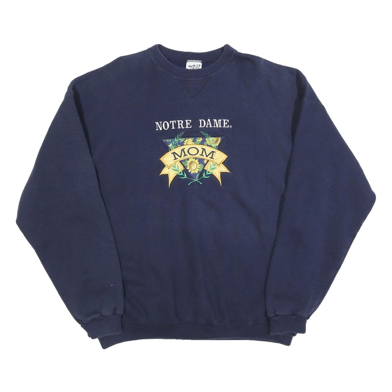 Buy LA RED FORD Womens Navy Blue Notre Dame Mom Crew Neck 2XL Cotton Blend Refurbished - $32.49 LA RED FORD Womens Navy Blue Notre Dame Mom Crew Neck 2XL Cotton Blend Refurbished - N/A refurbished available on Cerqular