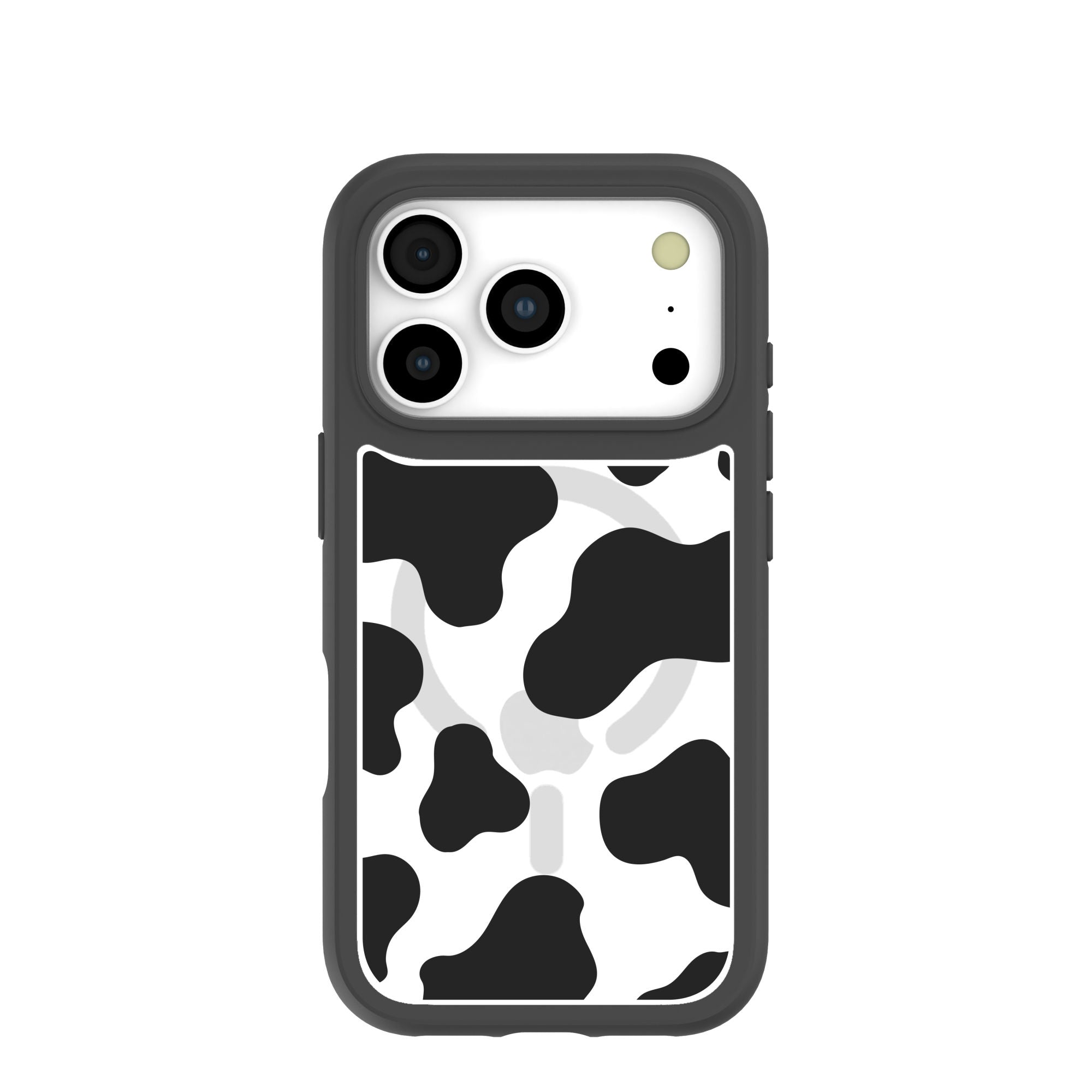 Clear Moo Mood iPhone 17 Pro Case With Noir Ridge (MagSafe included) Refurbished - Pela Case refurbished available on Cerqular