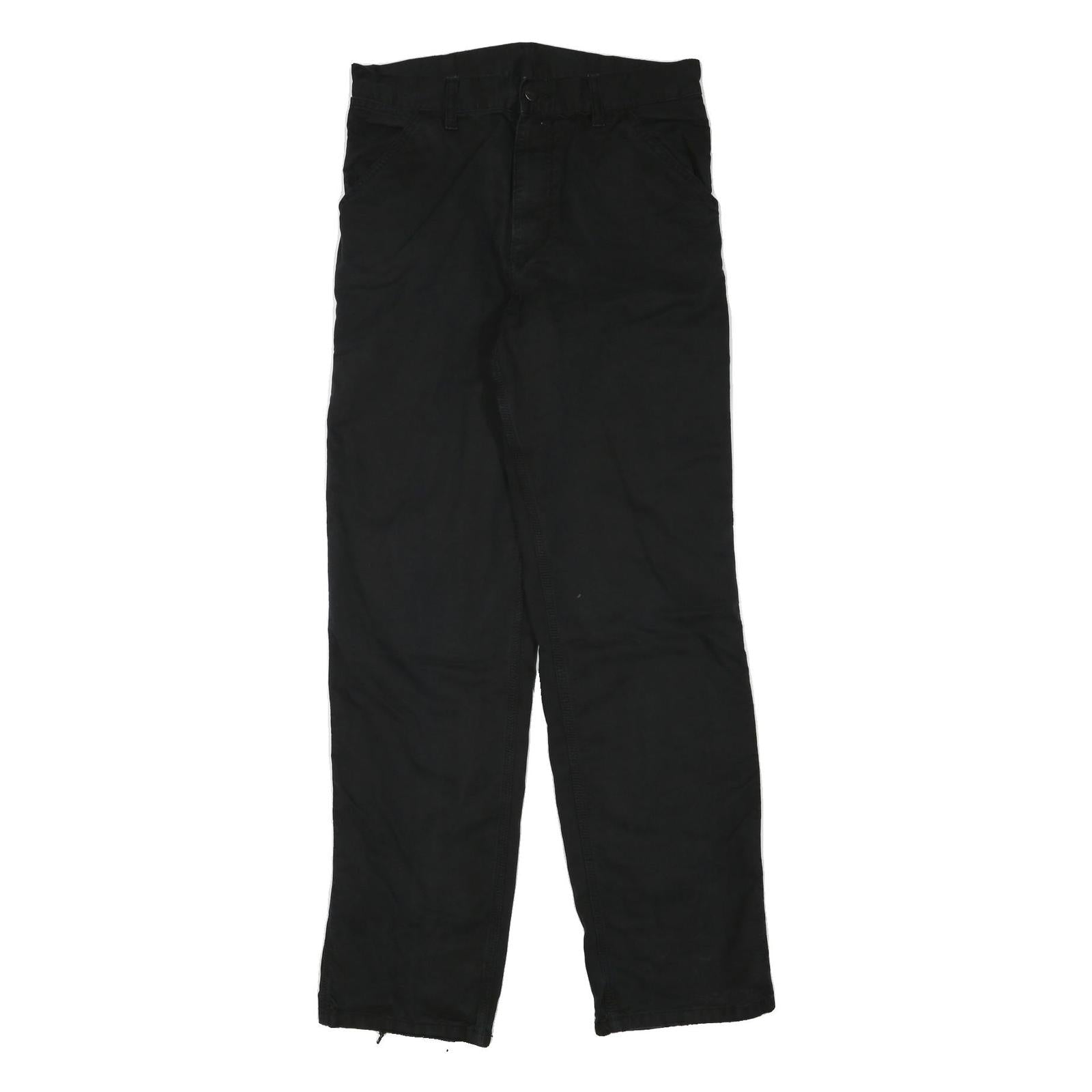 Buy CARHARTT Mens Black Cotton Blend Regular Straight Trousers W32 L32 Workwear Refurbished - $57.19 CARHARTT Mens Black Cotton Blend Regular Straight Trousers W32 L32 Workwear Refurbished - N/A refurbished available on Cerqular