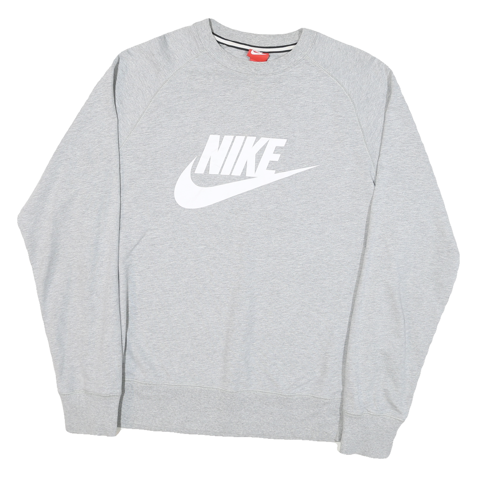 Buy NIKE Mens Grey Cotton Blend Crew Neck L Sweatshirt Lightweight Pullover Refurbished - $36.39 NIKE Mens Grey Cotton Blend Crew Neck L Sweatshirt Lightweight Pullover Refurbished - N/A refurbished available on Cerqular