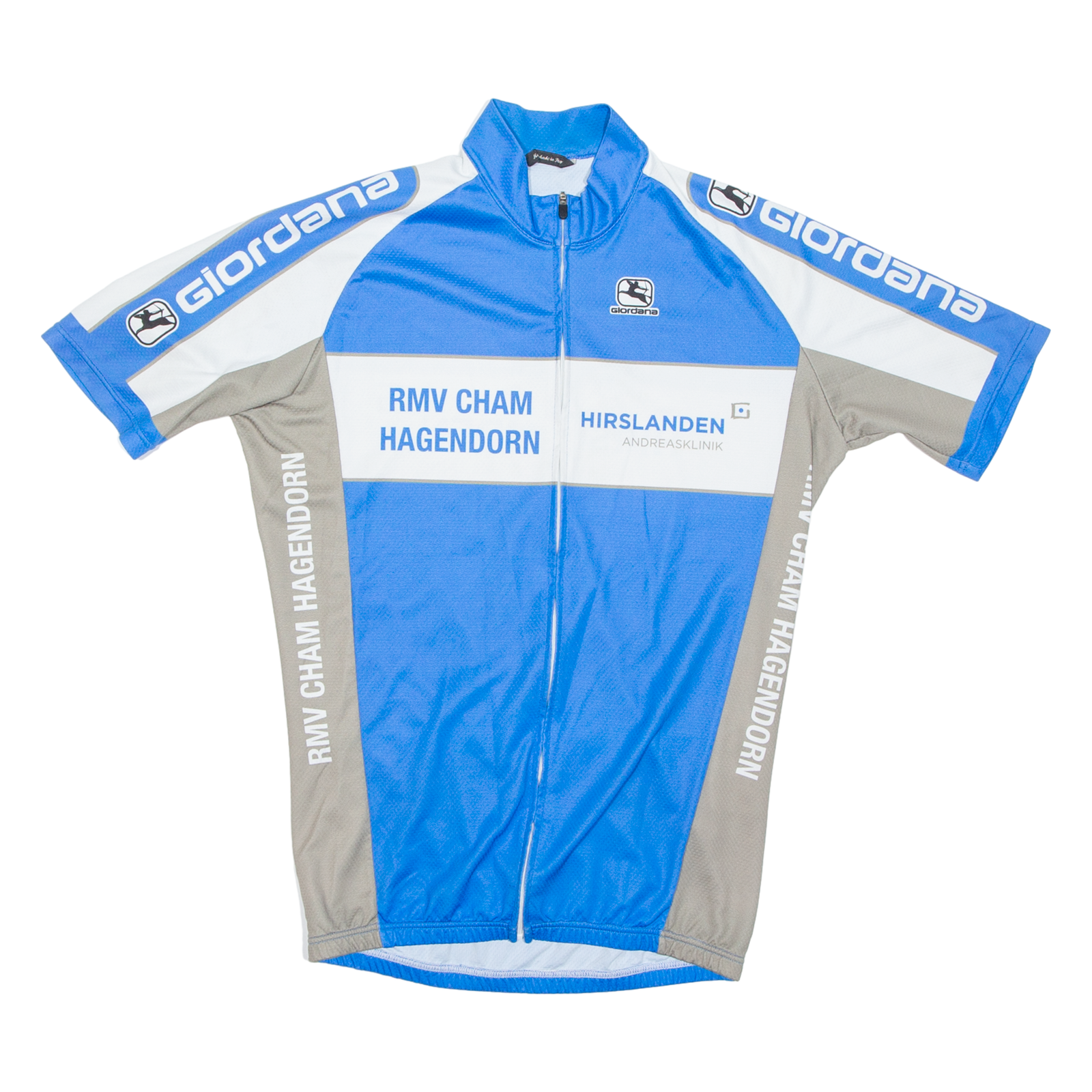 Cycling Mens Jersey Blue 1/2 Zip M Refurbished - N/A refurbished available on Cerqular