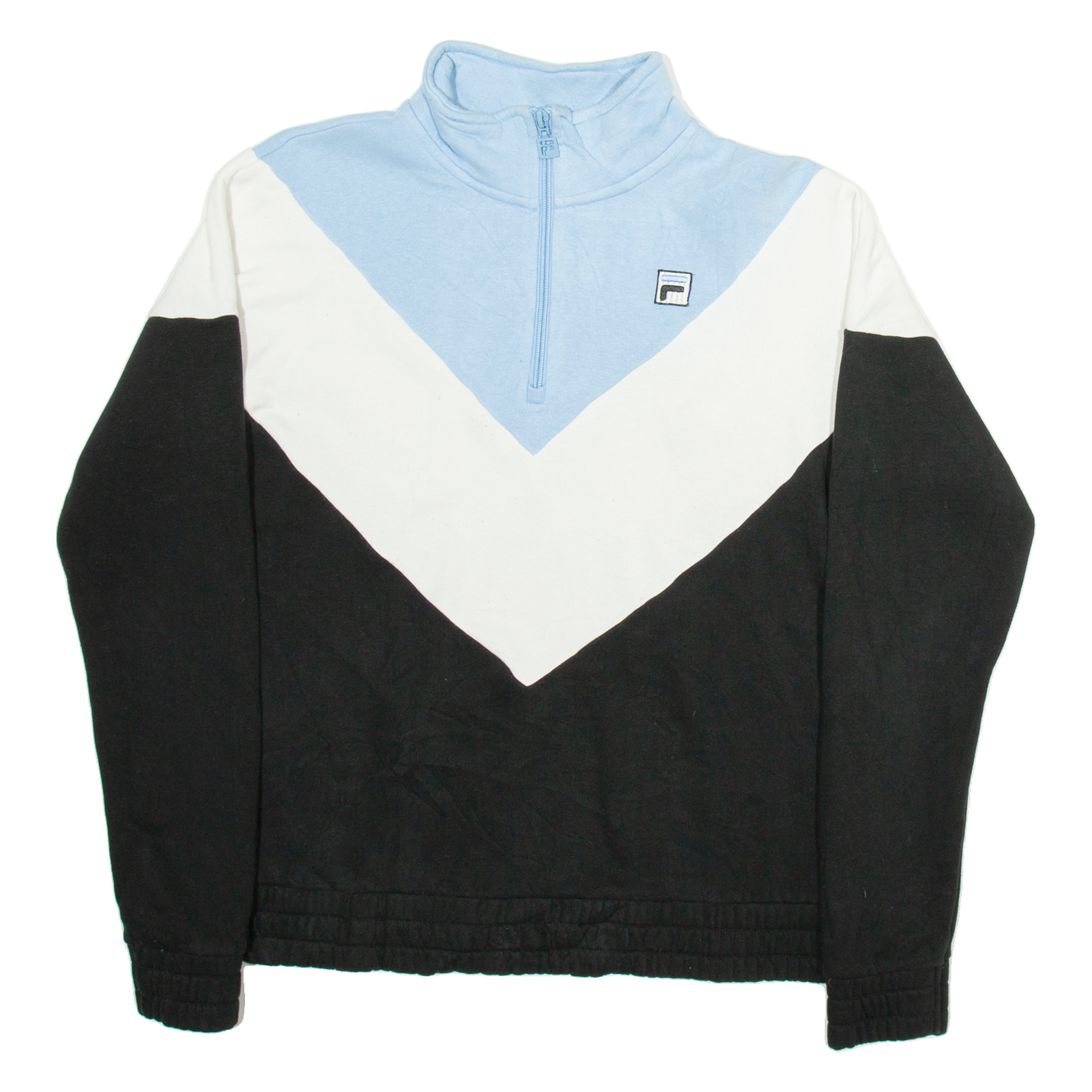 FILA Mens Sweatshirt Black 1/4 Zip S Refurbished - N/A refurbished available on Cerqular