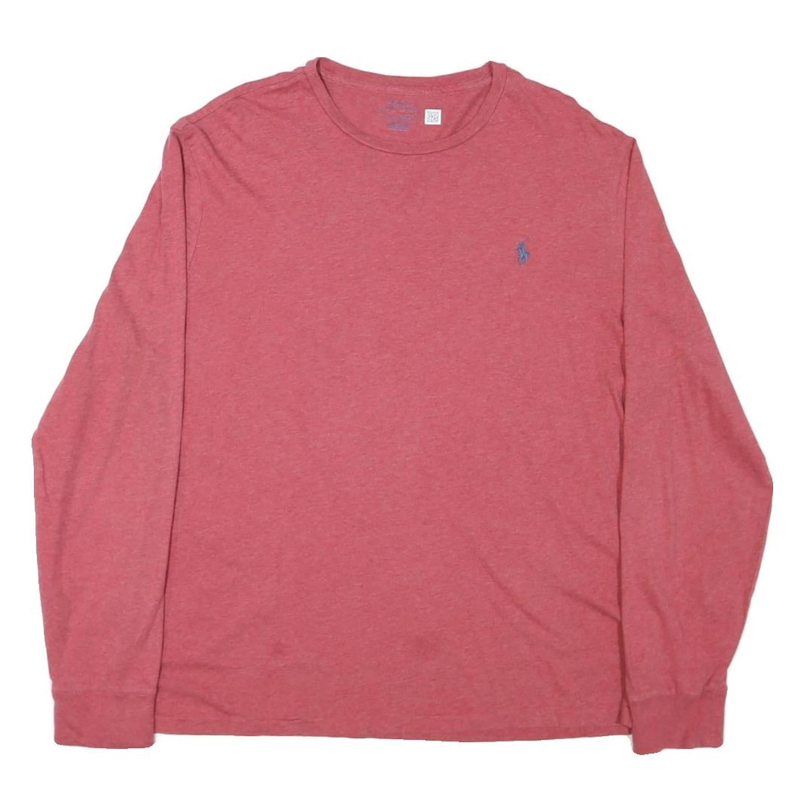 Buy POLO RALPH LAUREN Mens Red Long Sleeve Crew Neck T-Shirt L Cotton Blend Refurbished - $37.69 POLO RALPH LAUREN Mens Red Long Sleeve Crew Neck T-Shirt L Cotton Blend Refurbished - N/A refurbished available on Cerqular