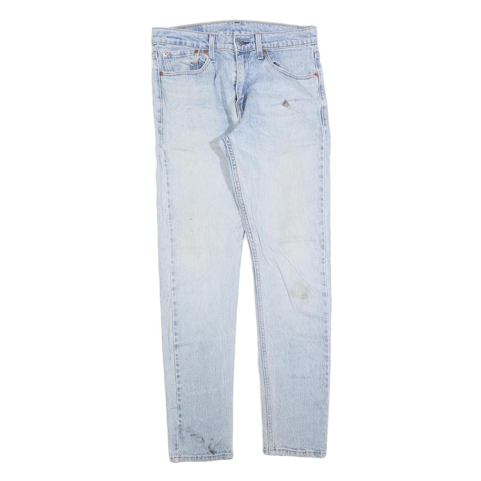 LEVI'S 512 Tapered Mens Jeans Blue Slim Tapered Denim Light W29 L29 Casual Wear Refurbished - N/A refurbished available on Cerqular