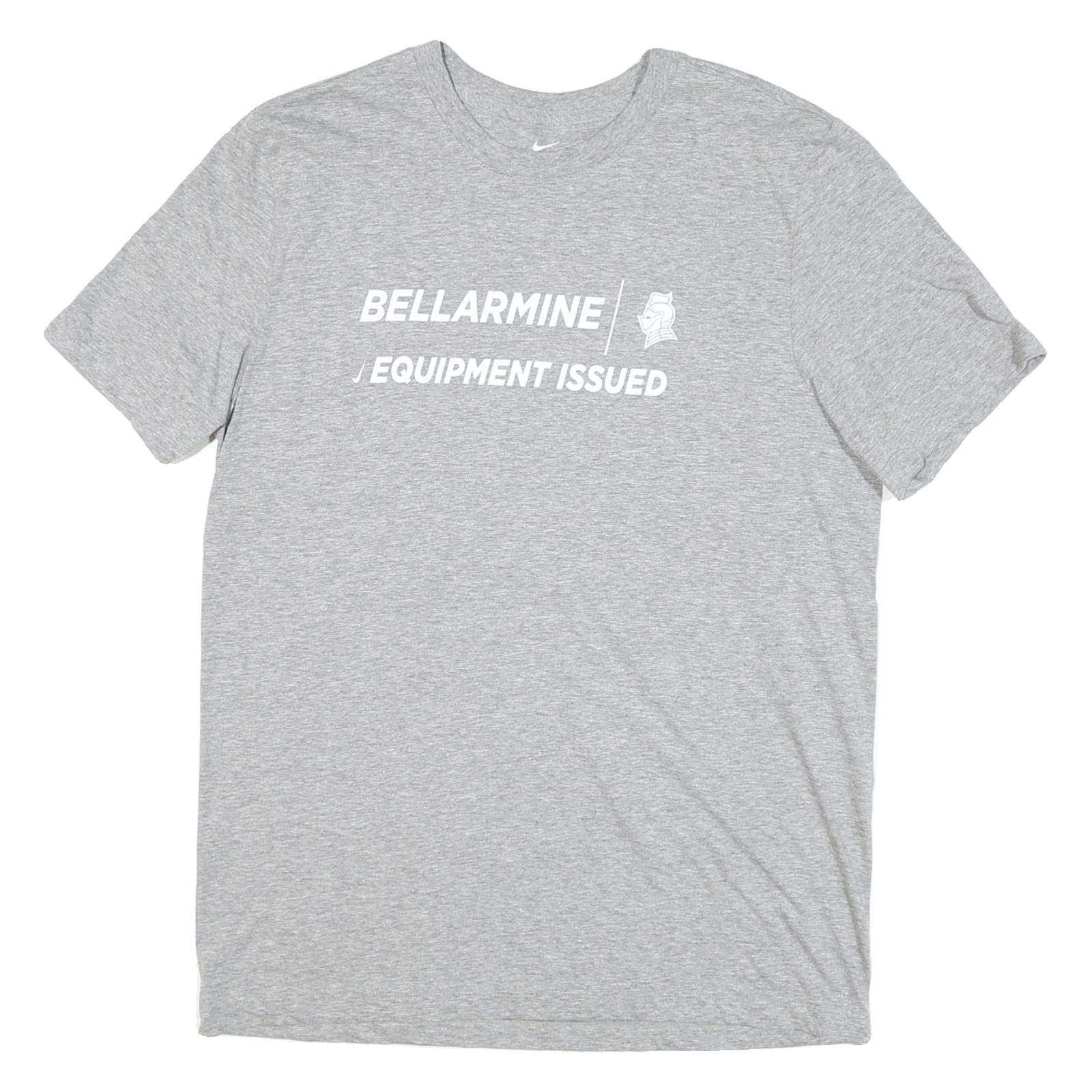 NIKE Mens Grey Bellarmine Equipment Issued Graphic T-Shirt M Short Sleeve Crew Refurbished - N/A refurbished available on Cerqular