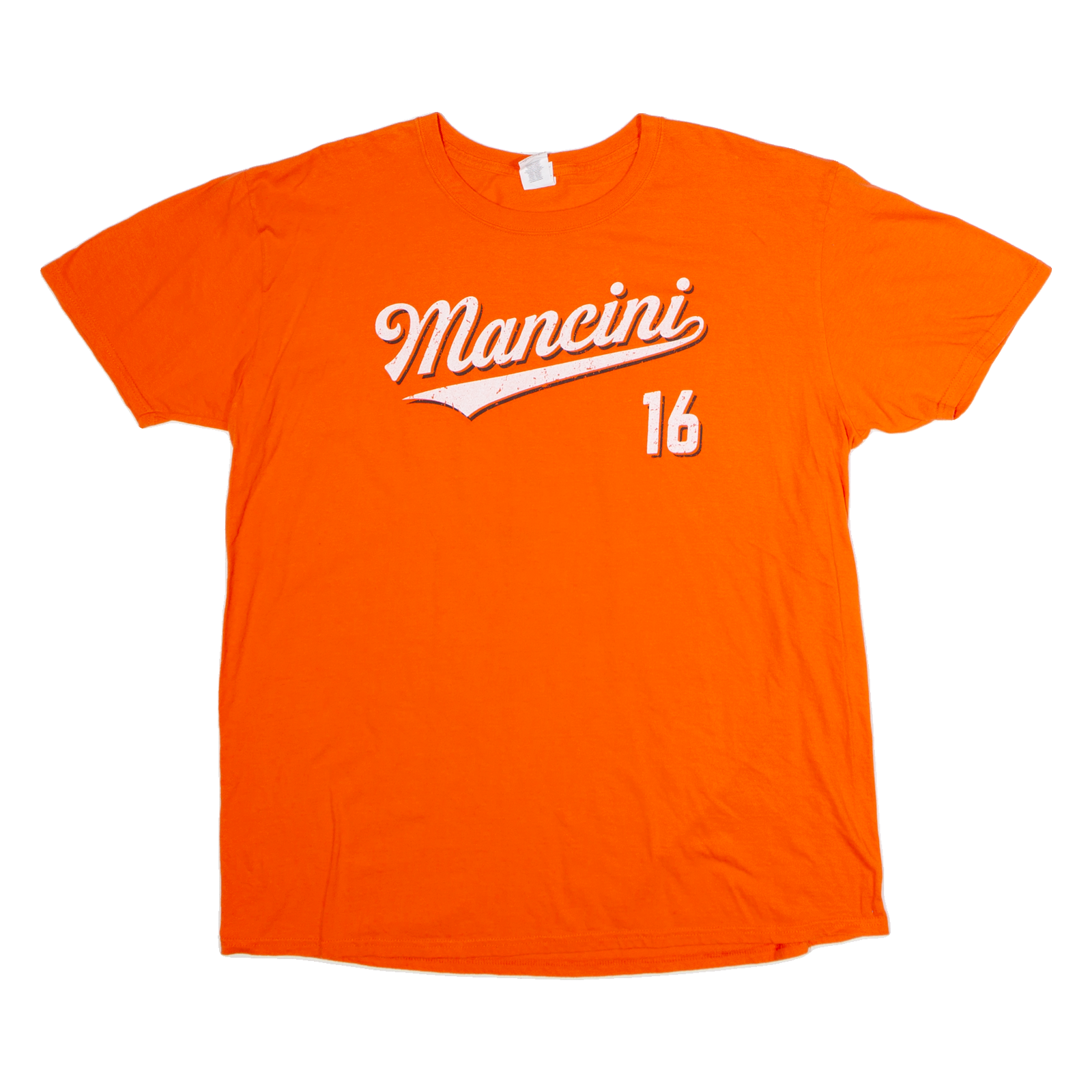 GILDAN Baltimore Orioles Mancini #16 Mens T-Shirt Orange USA Crew Neck XL Refurbished - N/A refurbished available on Cerqular