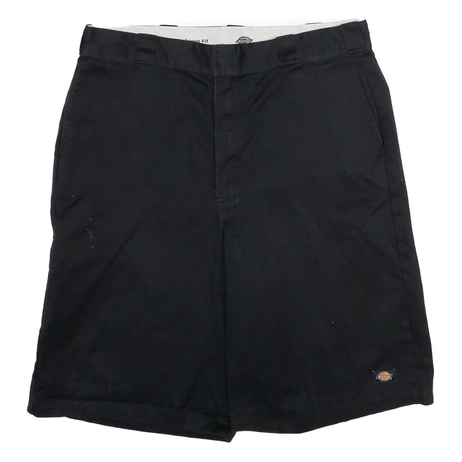 DICKIES Mens Black Casual Shorts XL W38 Workwear Polyester Blend Comfortable Refurbished - N/A refurbished available on Cerqular