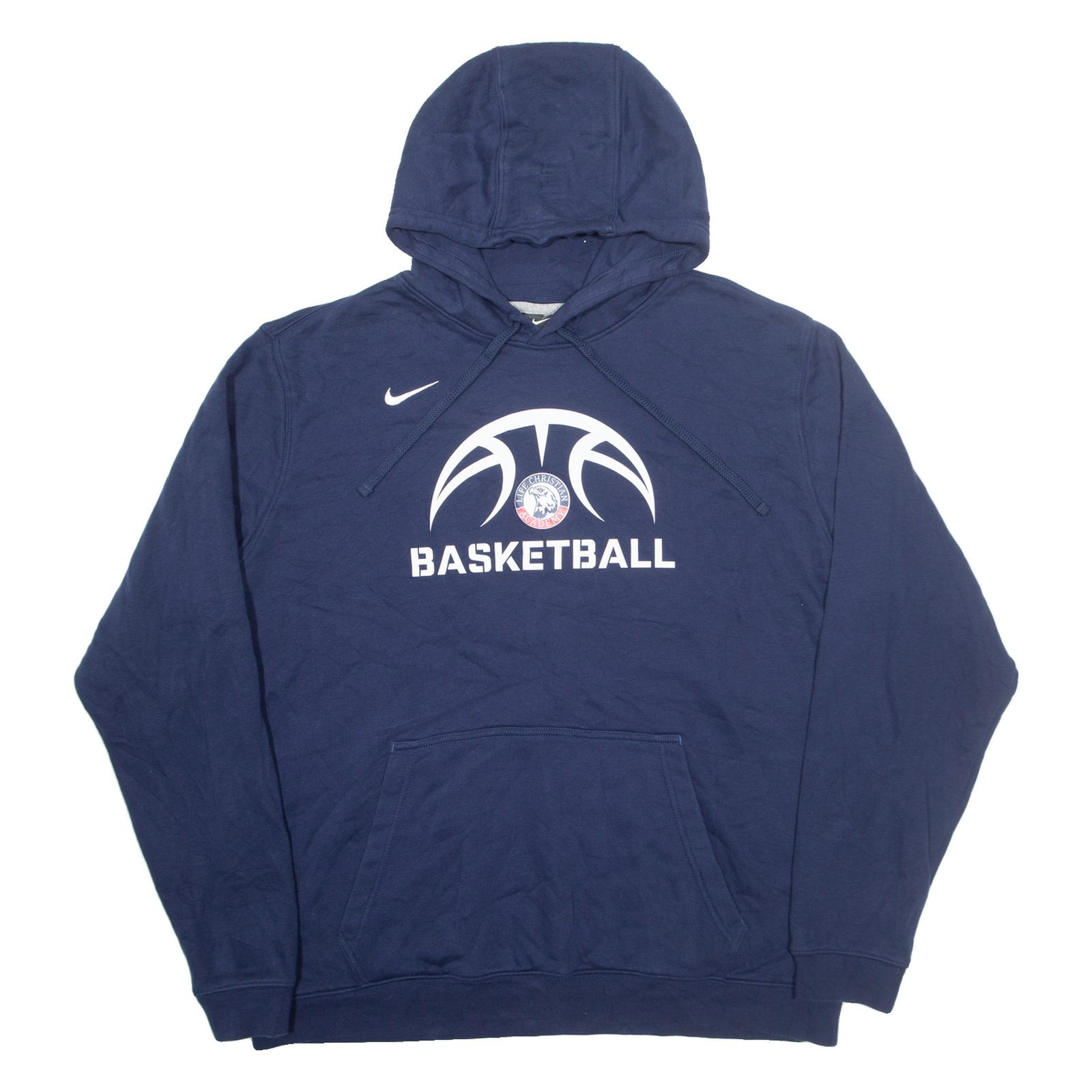 Buy NIKE Life Christian Academy Basketball Mens Blue Hoodie XL Refurbished - $36.39 NIKE Life Christian Academy Basketball Mens Blue Hoodie XL Refurbished - N/A refurbished available on Cerqular