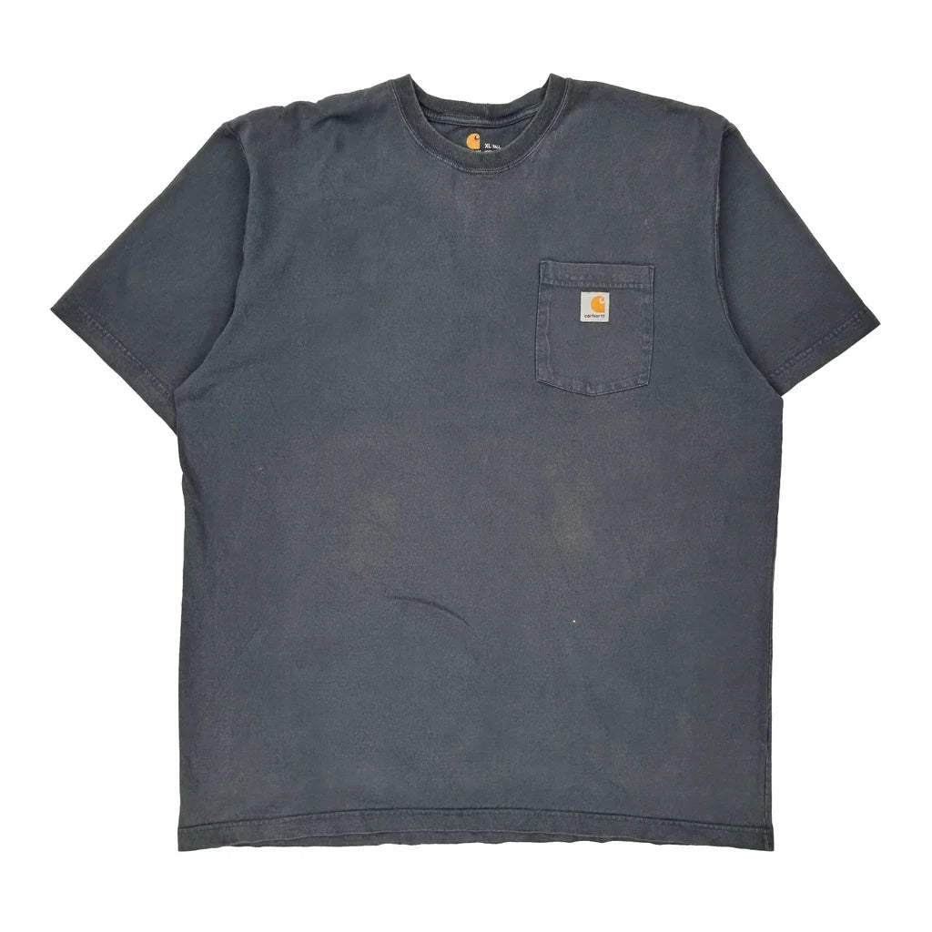 Carhartt T-Shirt - XL Grey Cotton Refurbished - Thrifted (note: this is a term often used to describe second- refurbished available on Cerqular