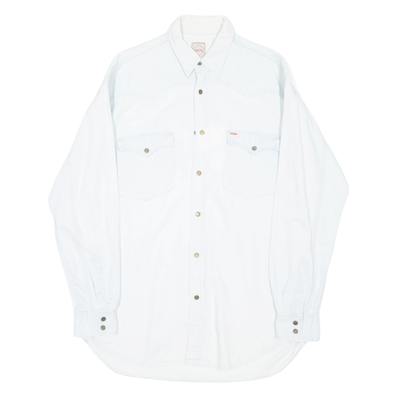 Buy TEDDY'S Mens Denim Shirt Blue Long Sleeve M Refurbished - $23.39 TEDDY'S Mens Denim Shirt Blue Long Sleeve M Refurbished - N/A refurbished available on Cerqular
