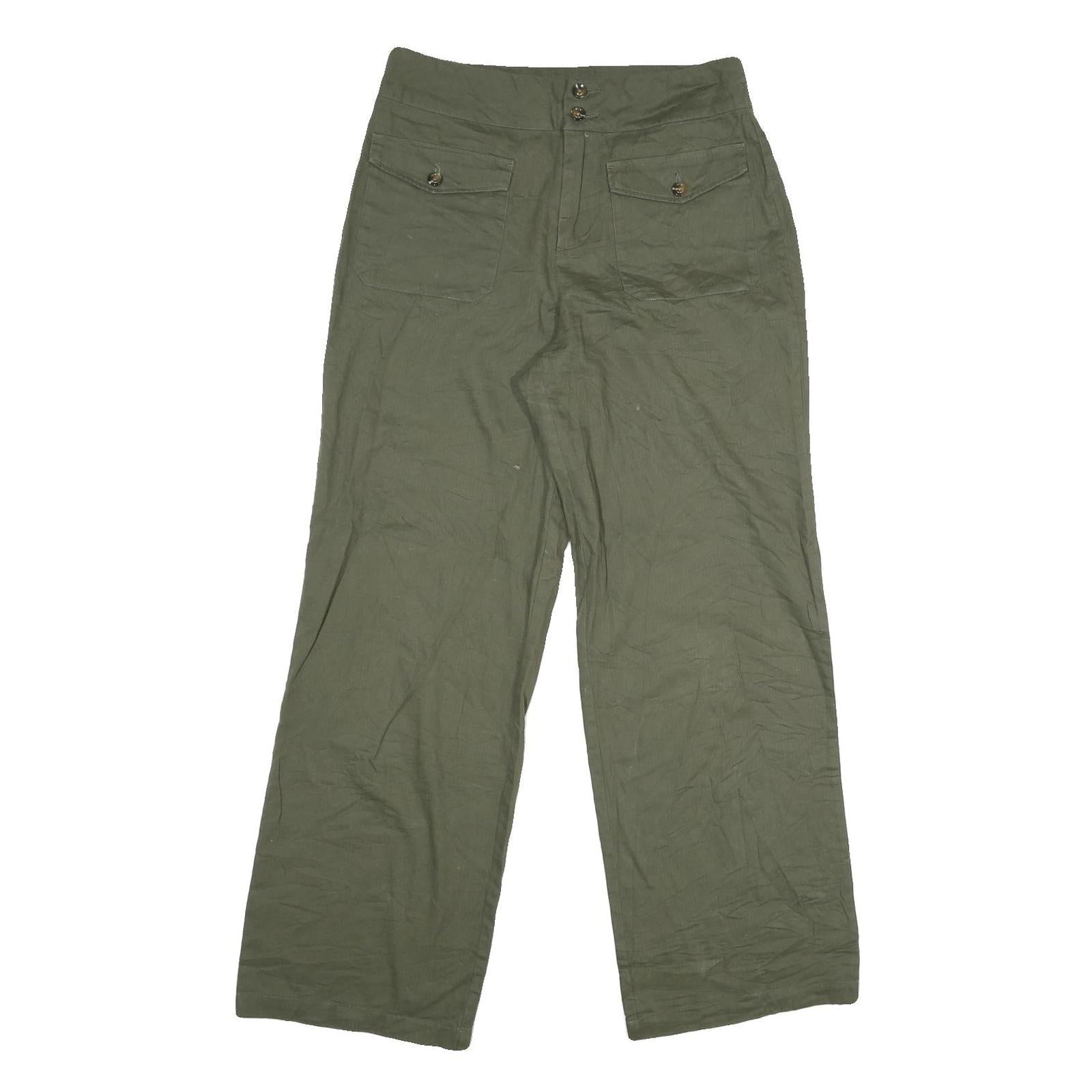 Buy Womens Cotton Green Regular Fit Straight Leg Trousers W29 L29 Casual Zip Refurbished - $23.39 Womens Cotton Green Regular Fit Straight Leg Trousers W29 L29 Casual Zip Refurbished - N/A refurbished available on Cerqular