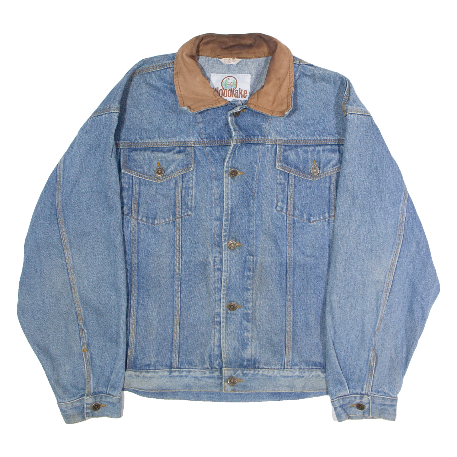 Buy WOODLAKE Mens Denim Jacket Blue 90s L Refurbished - $37.69 WOODLAKE Mens Denim Jacket Blue 90s L Refurbished - N/A refurbished available on Cerqular