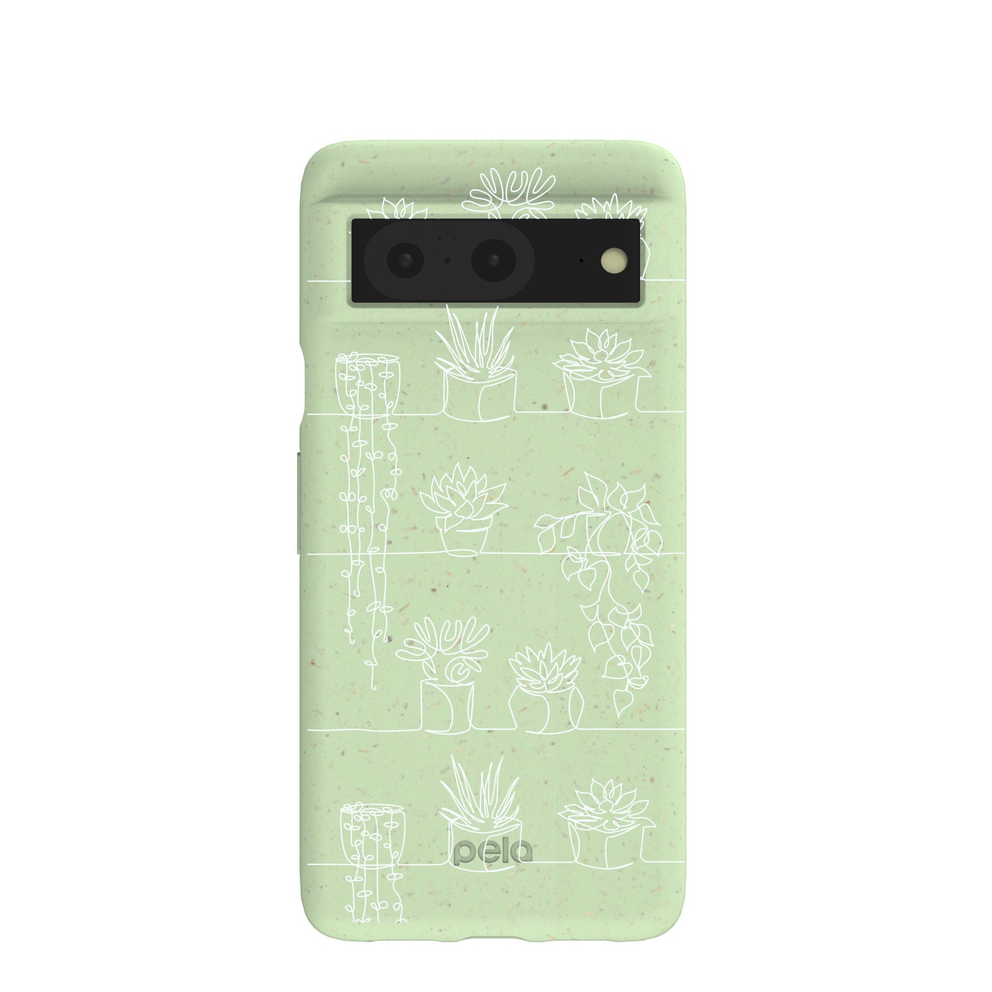 Sage Green Green Cascade Google Pixel 8 Case Refurbished - Pela Case refurbished available on Cerqular