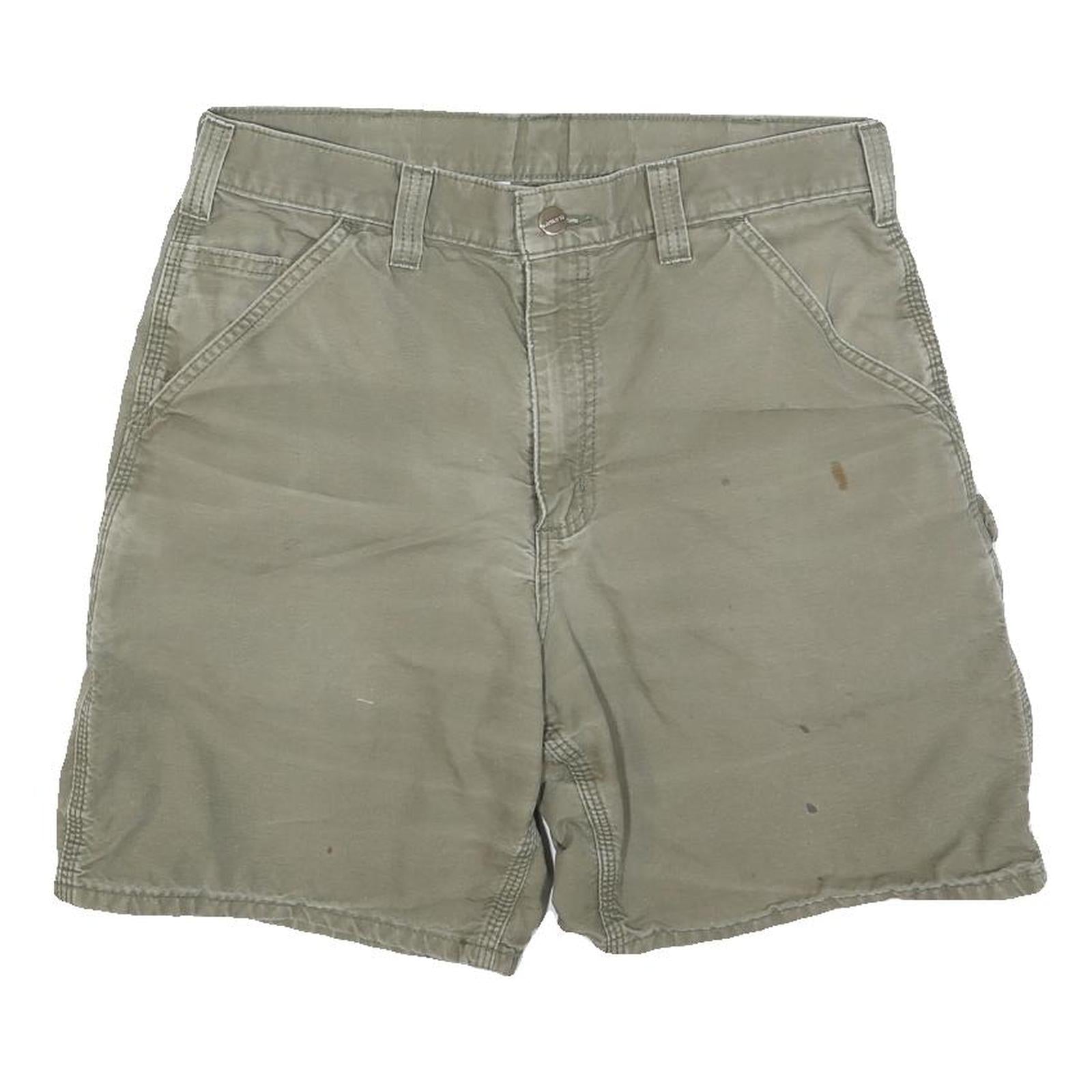 CARHARTT Mens Shorts Beige Classic M W32 Cotton Blend Workwear Utility Refurbished - N/A refurbished available on Cerqular