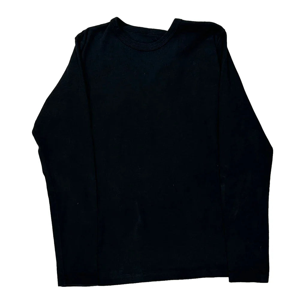 Carhartt Long Sleeve T-Shirt - Large Black Cotton Refurbished - Thrifted (note: this is a term often used to describe second- refurbished available on Cerqular