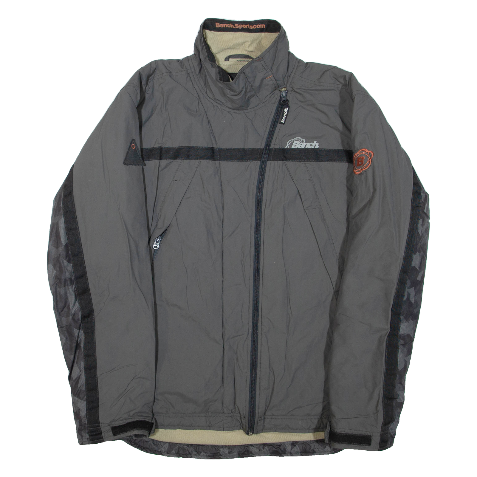BENCH Mens Jacket Grey L Refurbished - N/A refurbished available on Cerqular