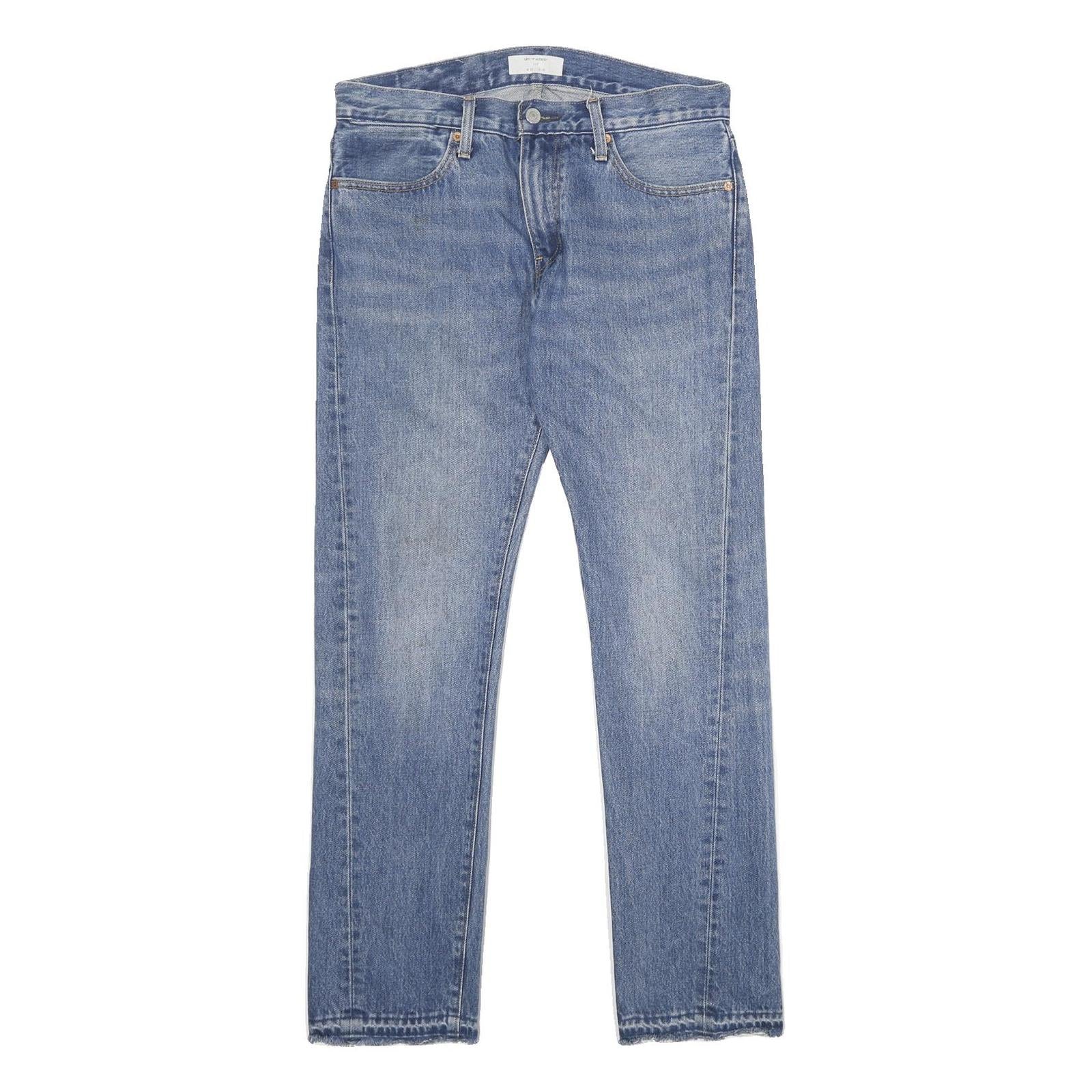 LEVI'S 511 Altered Mens Jeans Blue Slim Skinny Denim Medium W32 L32 Casual Refurbished - N/A refurbished available on Cerqular