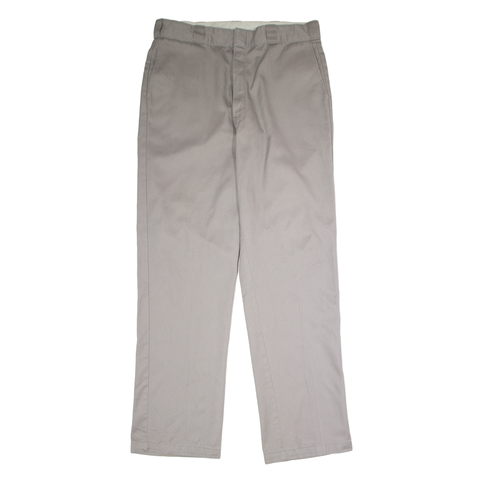 DICKIES Workwear Mens Twill Trousers Grey Regular Straight W36 L34 Refurbished - N/A refurbished available on Cerqular