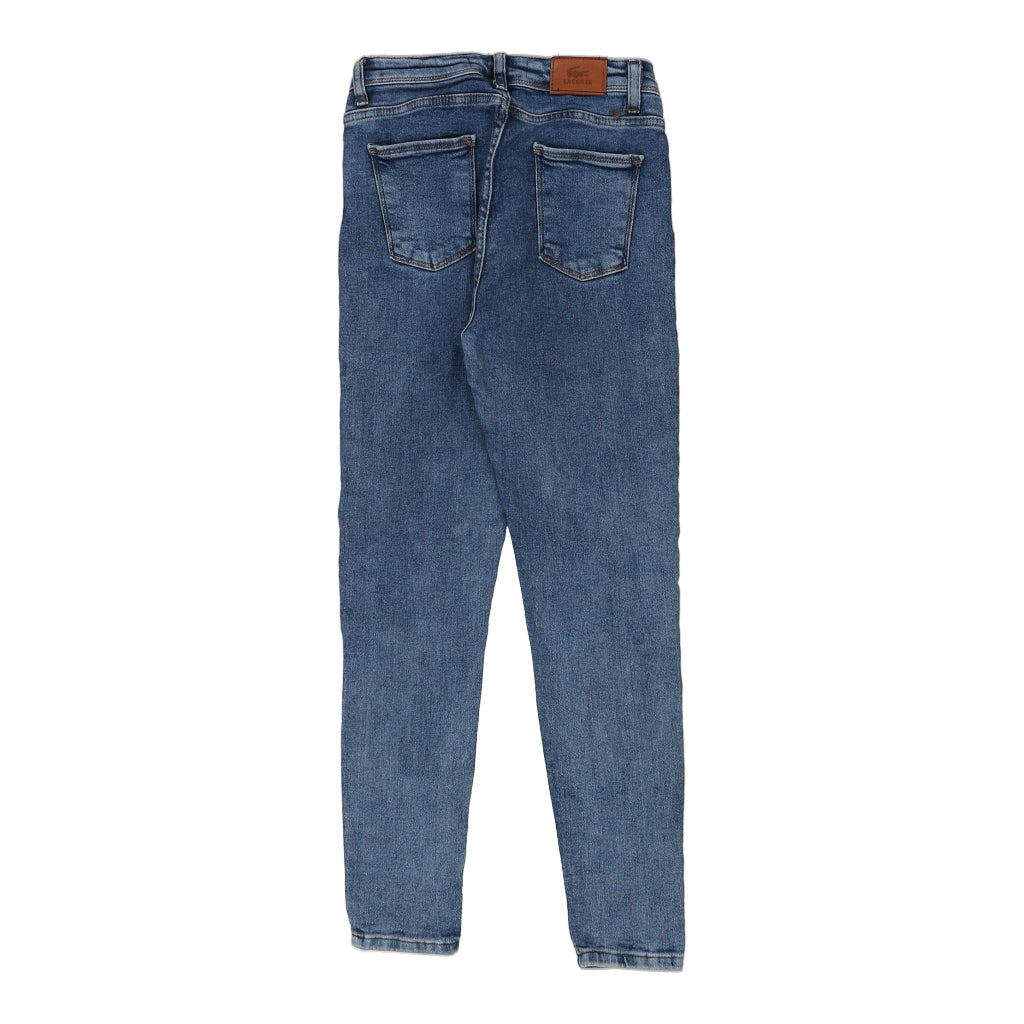 Lacoste Skinny Jeans - 30W UK 10 Blue Cotton Refurbished - Thrifted (note: this is a term often used to describe second- refurbished available on Cerqular
