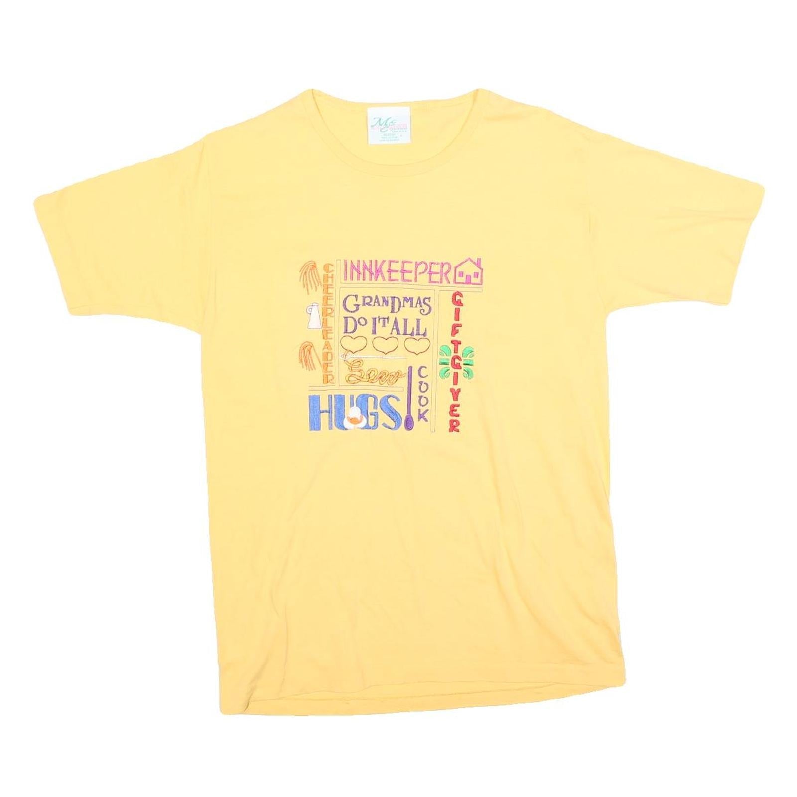 Buy MC ENERGY Womens Yellow Graphic T-Shirt M Short Sleeve Crew Neck Cotton Blend Refurbished - $12.99 MC ENERGY Womens Yellow Graphic T-Shirt M Short Sleeve Crew Neck Cotton Blend Refurbished - N/A refurbished available on Cerqular
