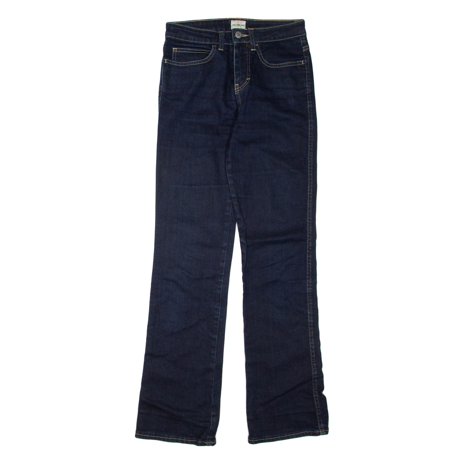 CALVIN KLEIN JEANS Womens Jeans Blue Regular Bootcut W26 L32 Refurbished - N/A refurbished available on Cerqular