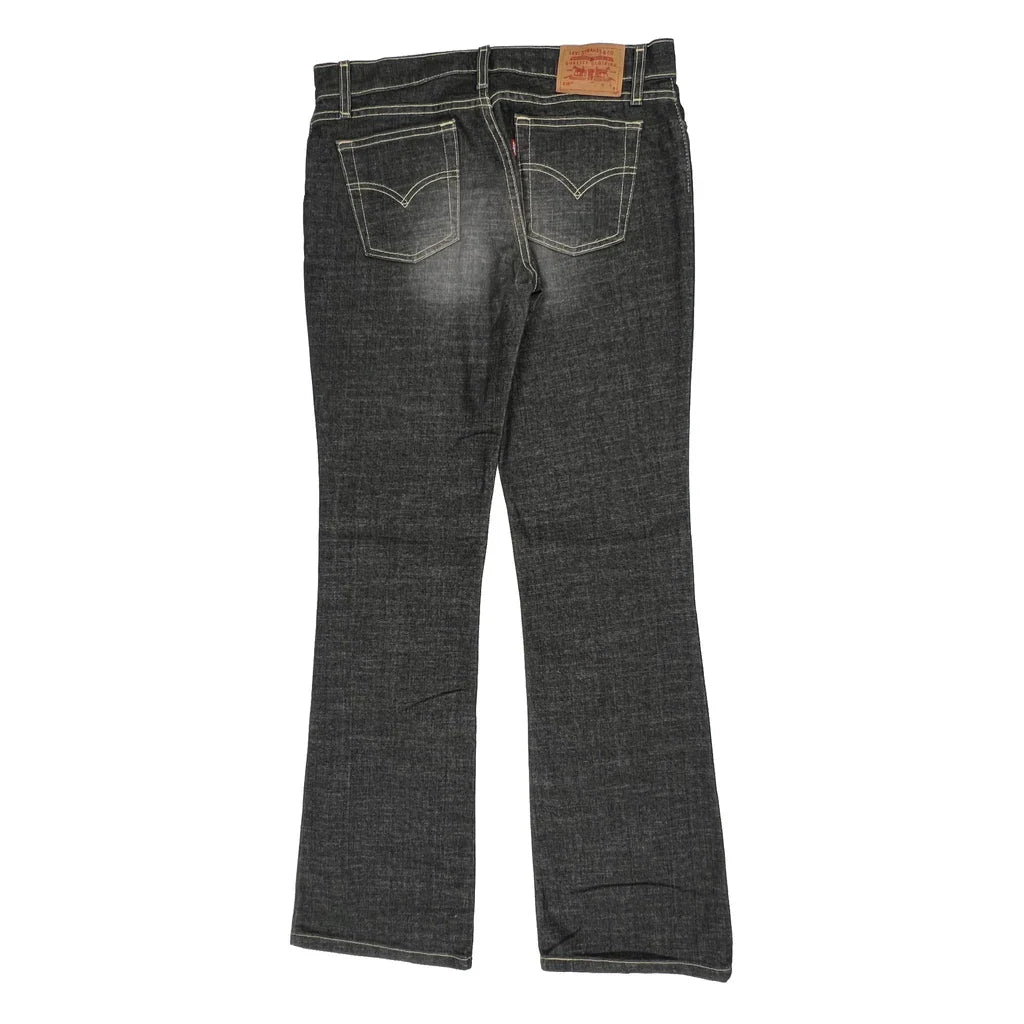 Levis 518 Boot Cut Jeans - 32W UK 10 Grey Cotton Refurbished - Thrifted (note: this is a term often used to describe second- refurbished available on Cerqular