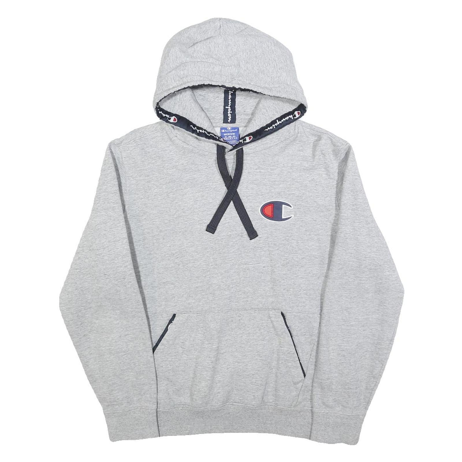 Buy CHAMPION Mens Grey Hoodie M Cotton Blend Pullover Hooded Sweatshirt Refurbished - $29.89 CHAMPION Mens Grey Hoodie M Cotton Blend Pullover Hooded Sweatshirt Refurbished - N/A refurbished available on Cerqular