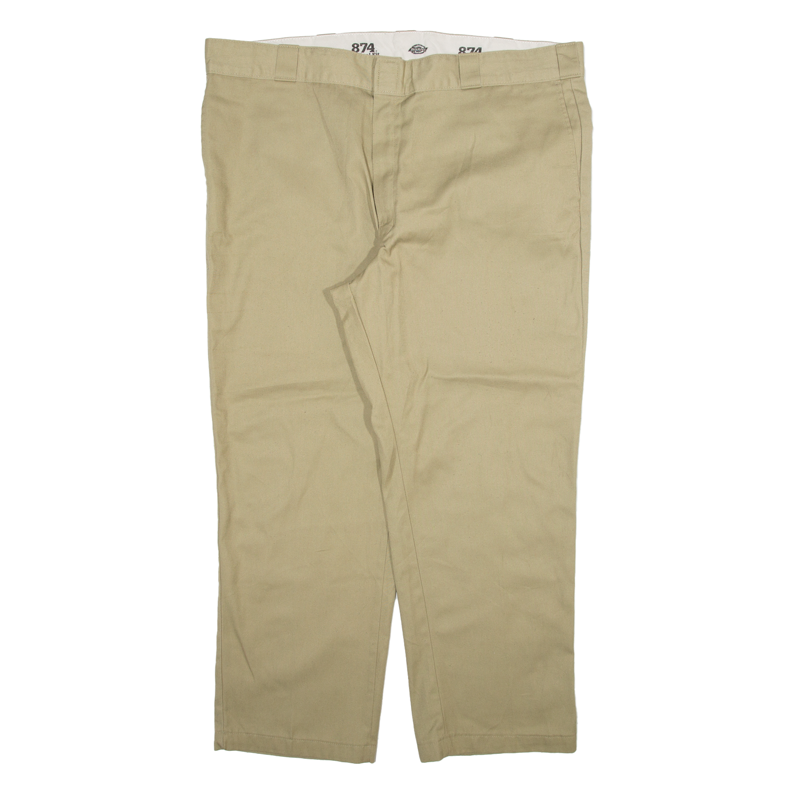 DICKIES 874 Workwear Mens Trousers Beige Regular Straight W42 L28 Refurbished - N/A refurbished available on Cerqular