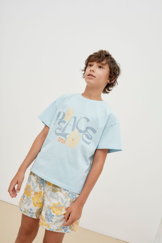 Kids T-shirt - Peace | Size: 6 years Refurbished - N/A (Note: This brand may not be well-known globally refurbished available on Cerqular