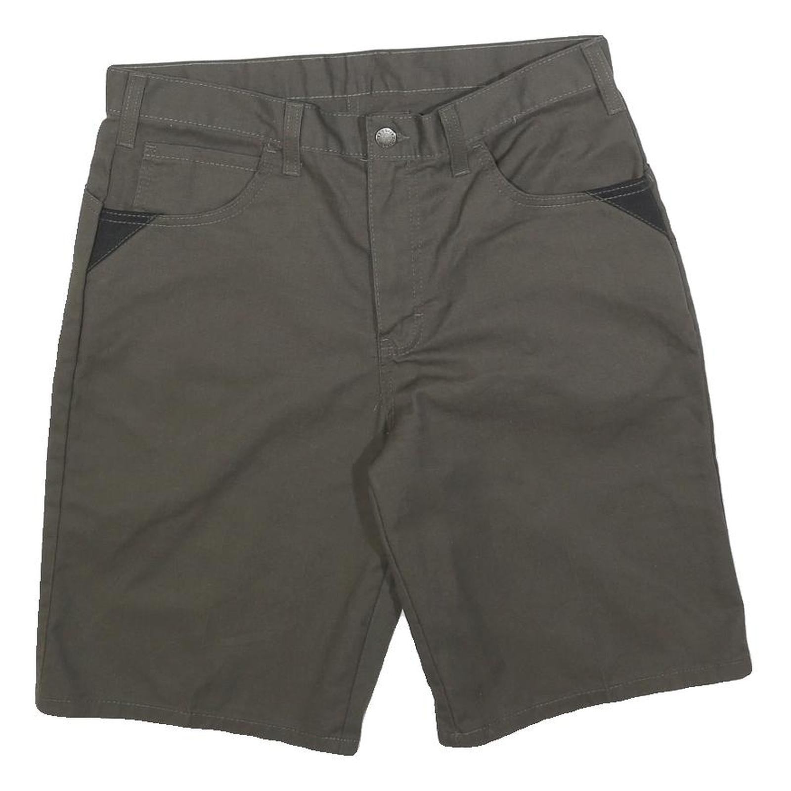 DICKIES Mens Shorts Grey Casual L W34 Cotton Blend Comfortable Pockets Refurbished - N/A refurbished available on Cerqular