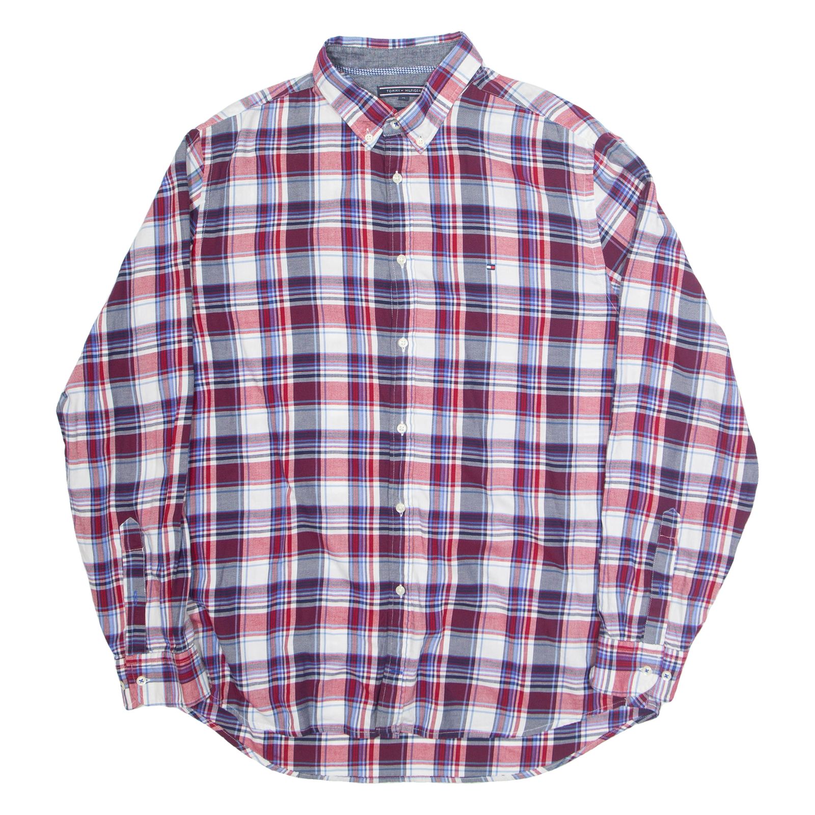 Buy TOMMY HILFIGER Mens Shirt Red Check Long Sleeve XL Refurbished - $31.19 TOMMY HILFIGER Mens Shirt Red Check Long Sleeve XL Refurbished - N/A refurbished available on Cerqular