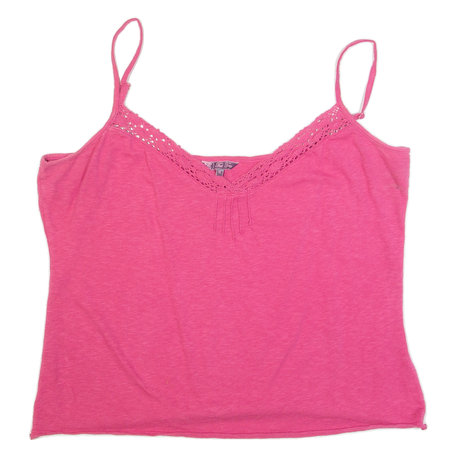 FAT FACE Womens Camisole Top Pink V-Neck Sleeveless UK 18 Refurbished - N/A refurbished available on Cerqular