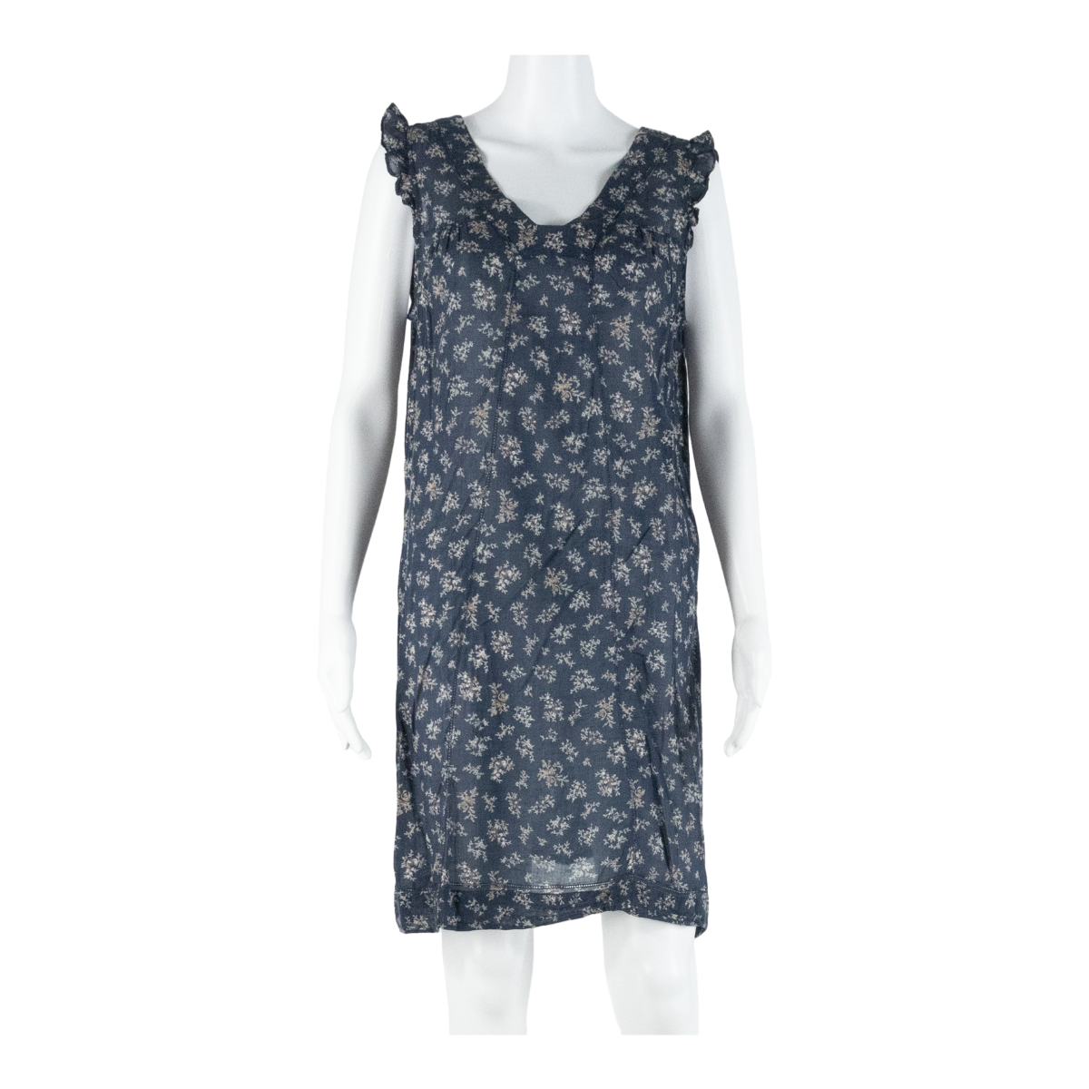 OPUS Womens Shift Dress Blue Floral Sleeveless Knee Length L Refurbished - N/A refurbished available on Cerqular