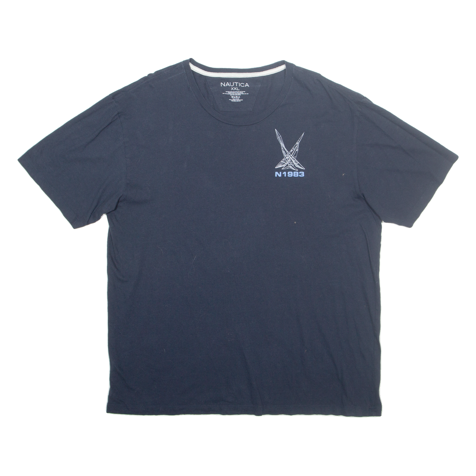NAUTICA Mens T-Shirt Blue 2XL Refurbished - N/A refurbished available on Cerqular