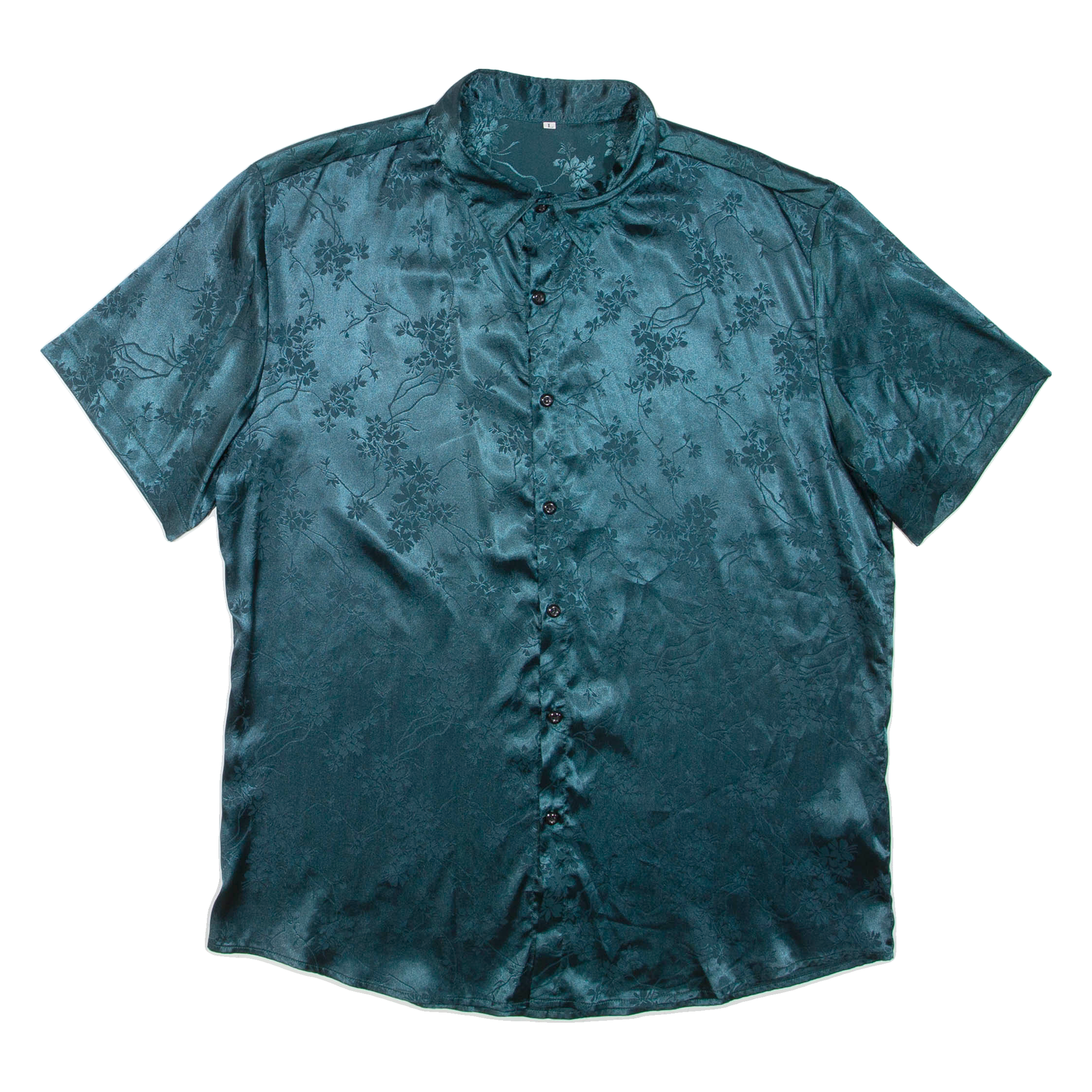 Womens Printed Shirt Green Collared L Refurbished - N/A refurbished available on Cerqular