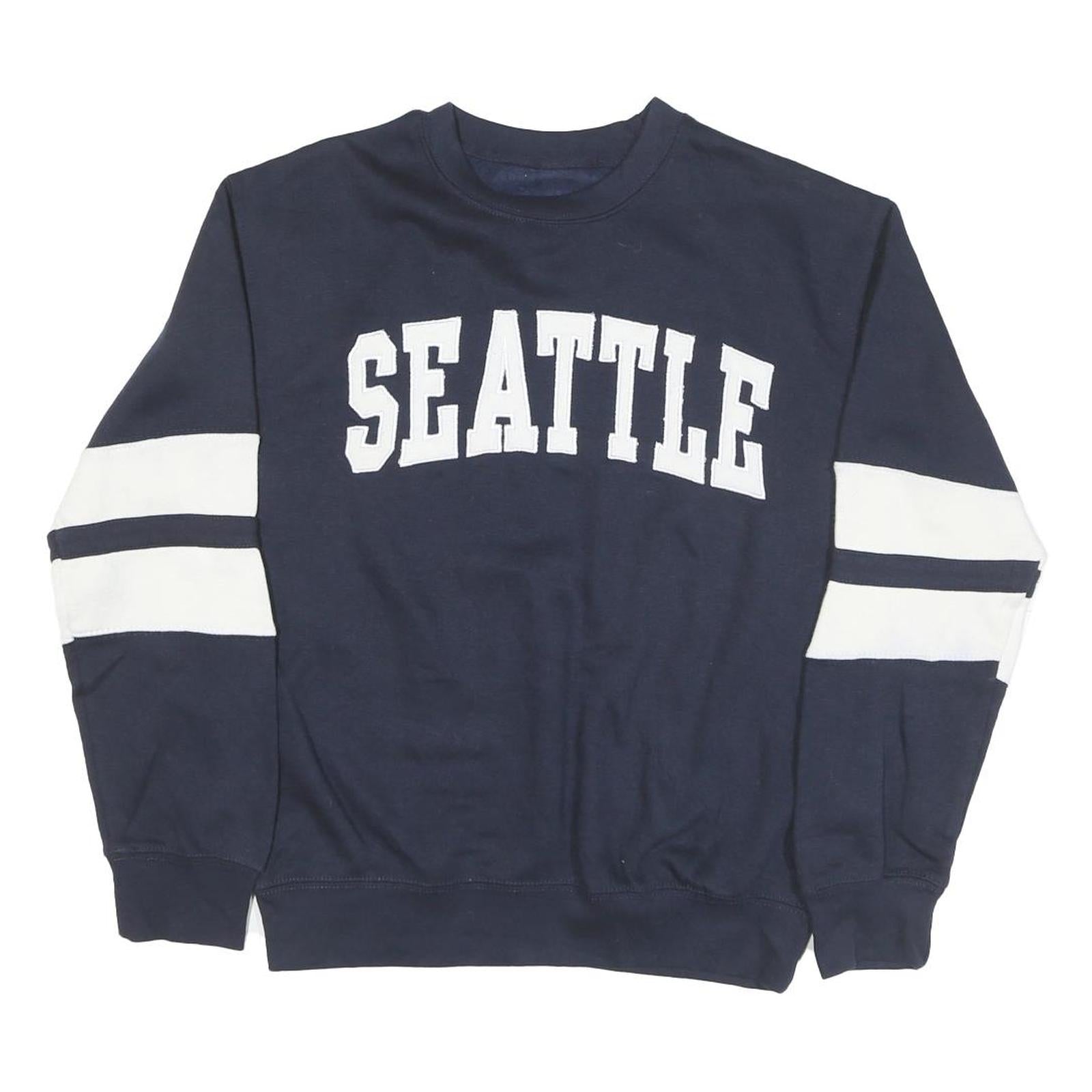 Buy NEW YORK POPULATION Mens Navy Blue Seattle Crew Neck S Cotton Blend Sweatshirt Refurbished - $27.29 NEW YORK POPULATION Mens Navy Blue Seattle Crew Neck S Cotton Blend Sweatshirt Refurbished - N/A refurbished available on Cerqular