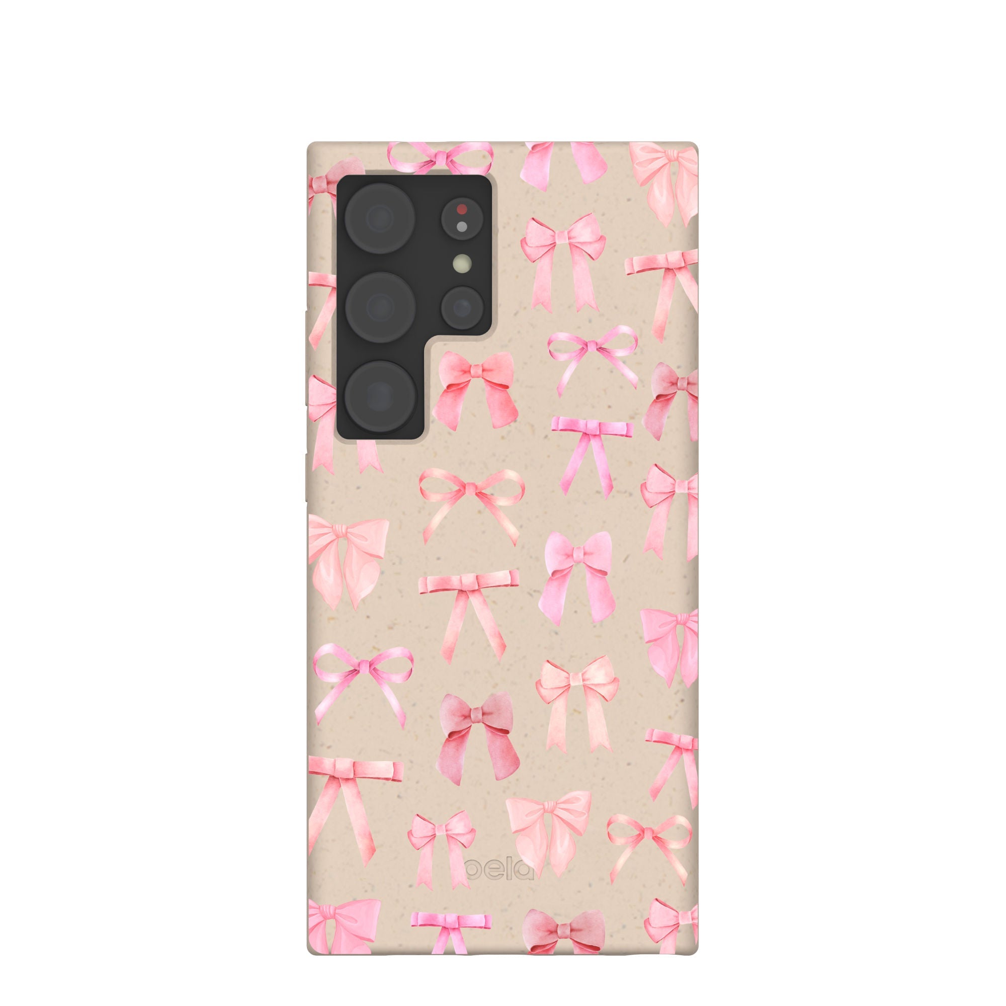 Seashell Rosy Bows Samsung Galaxy S24 Ultra Case Refurbished - Pela Case refurbished available on Cerqular