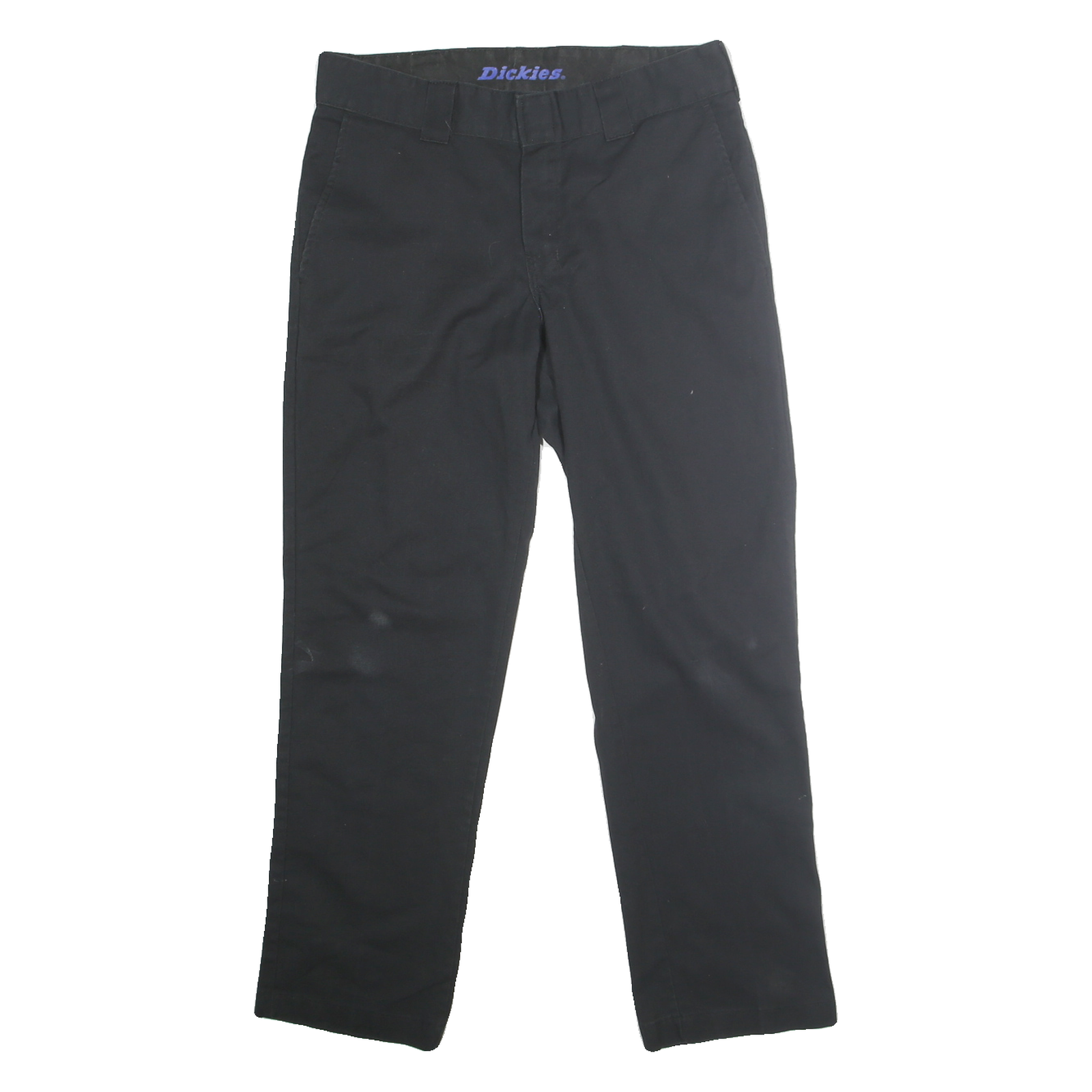 DICKIES Mens Regular Fit Black Polyester Blend Trousers W32 L30 Workwear Zip Refurbished - N/A refurbished available on Cerqular